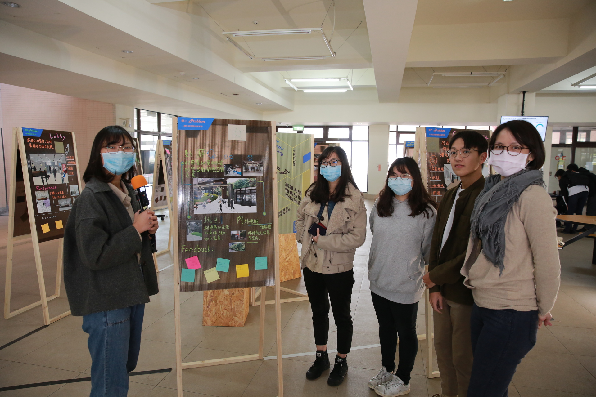 國立高雄大學建築學系師生,以使用者視角,針對校內學生宿舍公共空間提出改造方案圖片