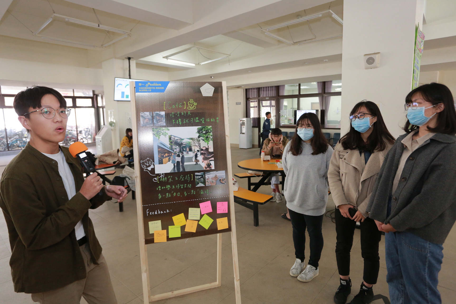 國立高雄大學建築學系師生,以使用者視角,針對校內學生宿舍公共空間提出改造方案圖片