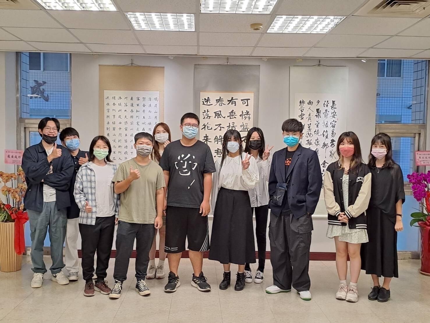 「墨隅-高雄三校書法社聯展」4日開幕登場，展期至13日02