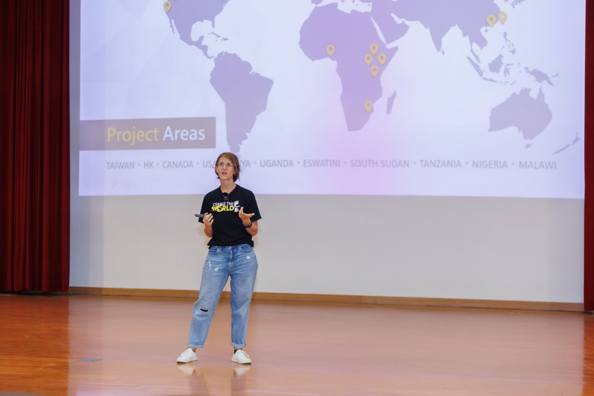 "Shoes for Life" Project Promoter Kara's Speech 001