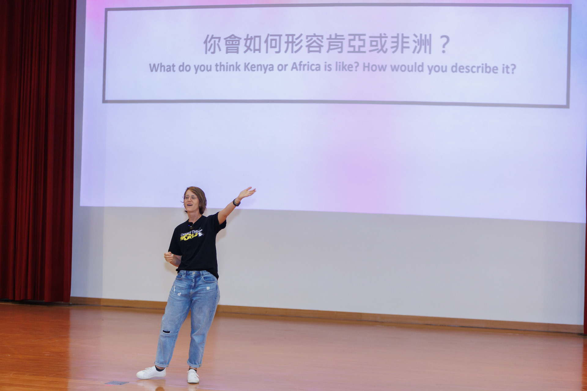 "Shoes for Life" Project Promoter Kara's Speech 003