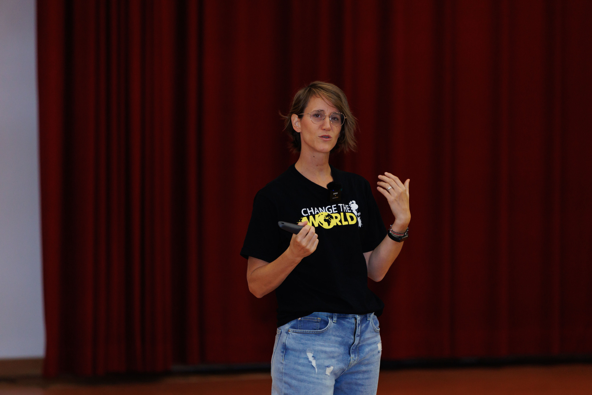 "Shoes for Life" Project Promoter Kara's Speech 005