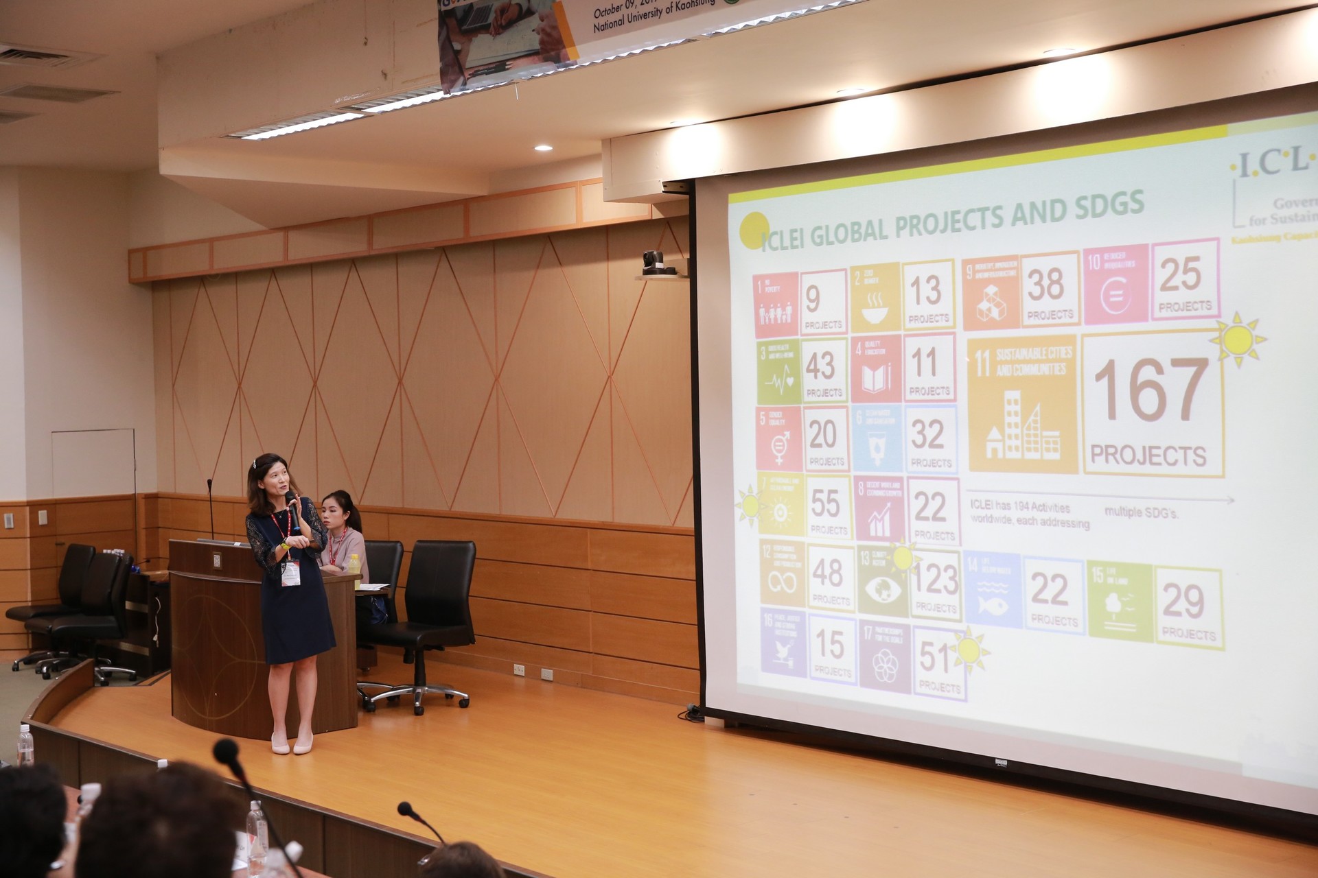 ICLEI東亞地區高雄環境永續發展能力訓練中心主任蔡宛恬，提出對「韌性城市」該具備的「包容性」及「永續性」觀察。