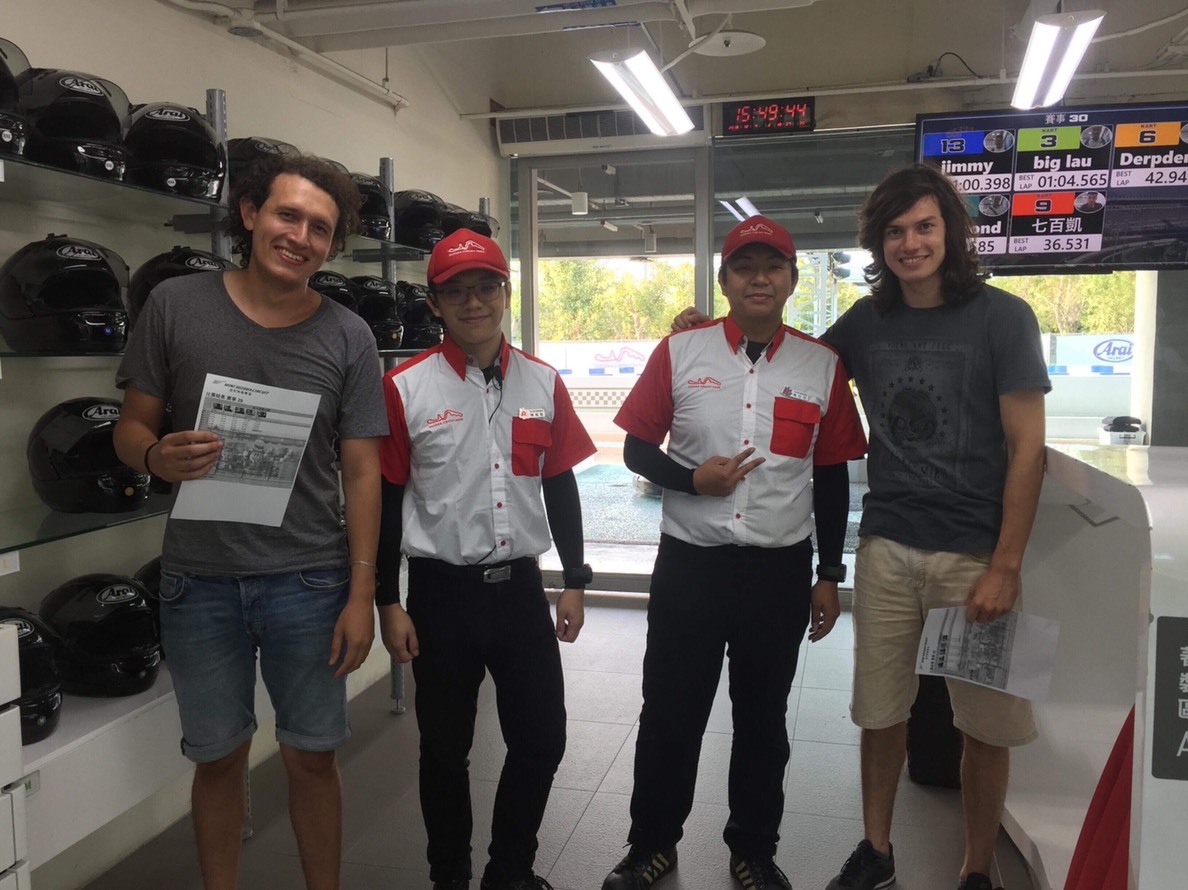 IMBA students had a good experience of driving the carImage