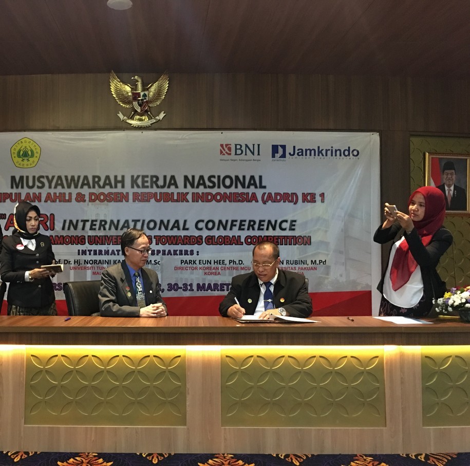 Friendship between NUK and IndonesiaImage