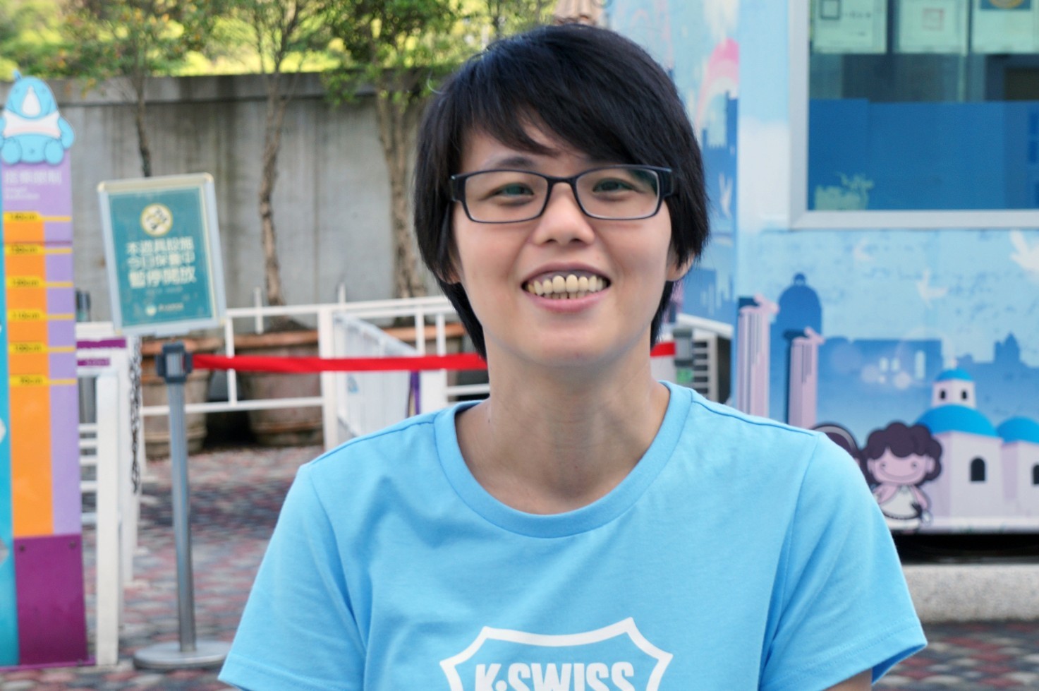 蔡怡純老師參與戶外活動圖片