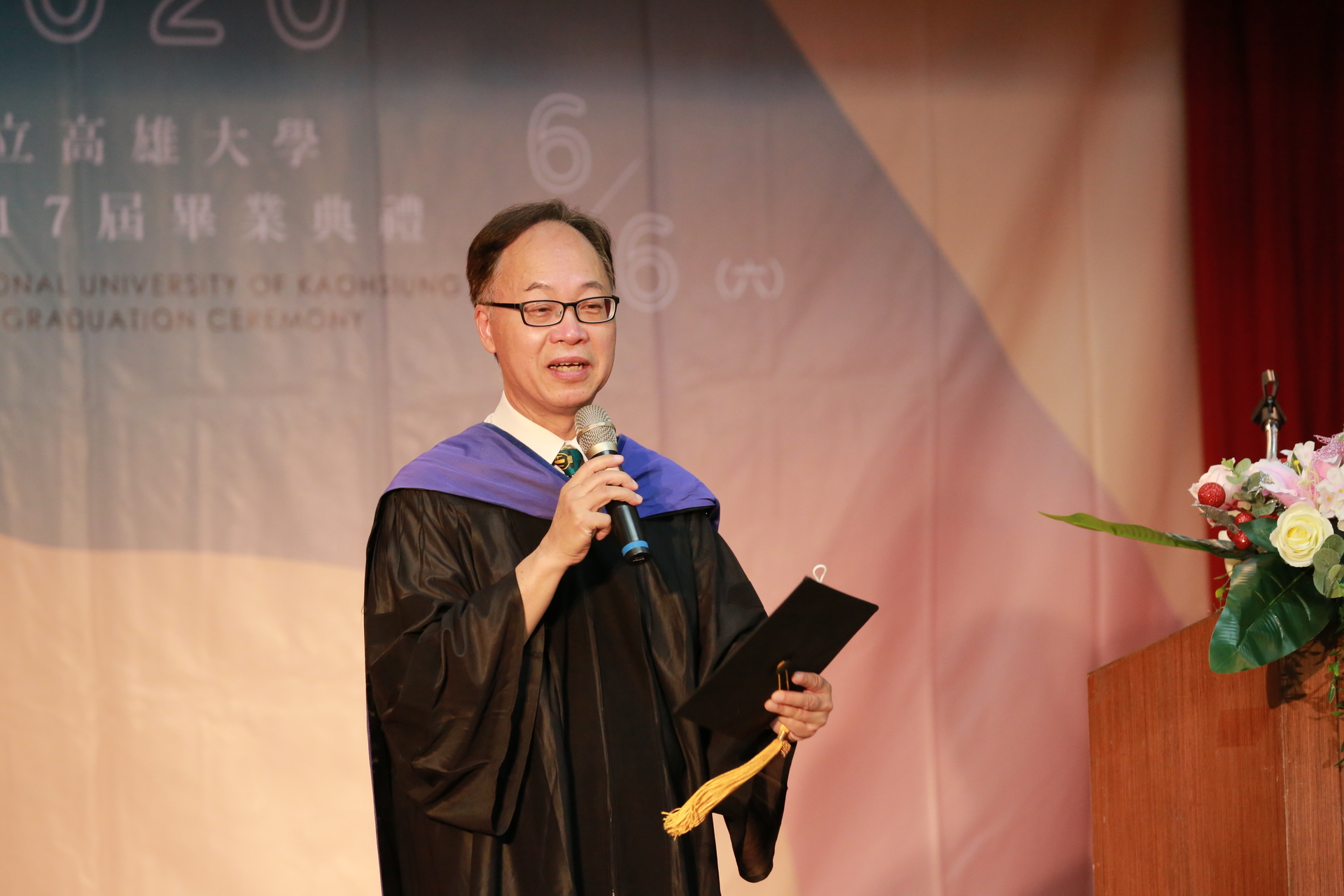 資管系自辦畢業典禮（撥穗）