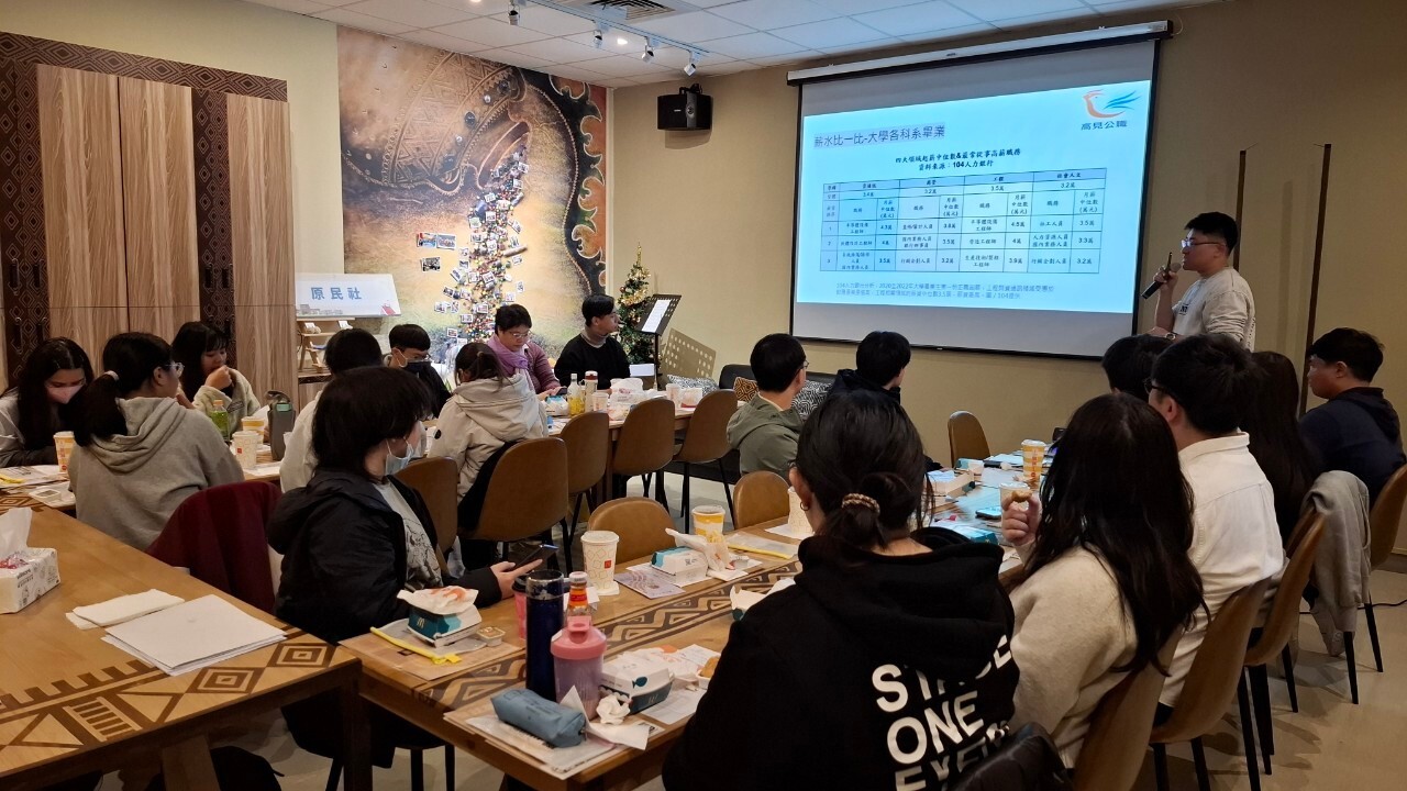 原資中心「國家考試& 原民特考講座」 幫助學生提早思考規劃人生- National University of Kaohsiung | 國立高雄大學