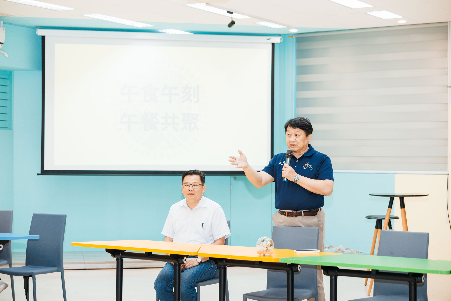 校長陳啓仁與原民生午餐交流003