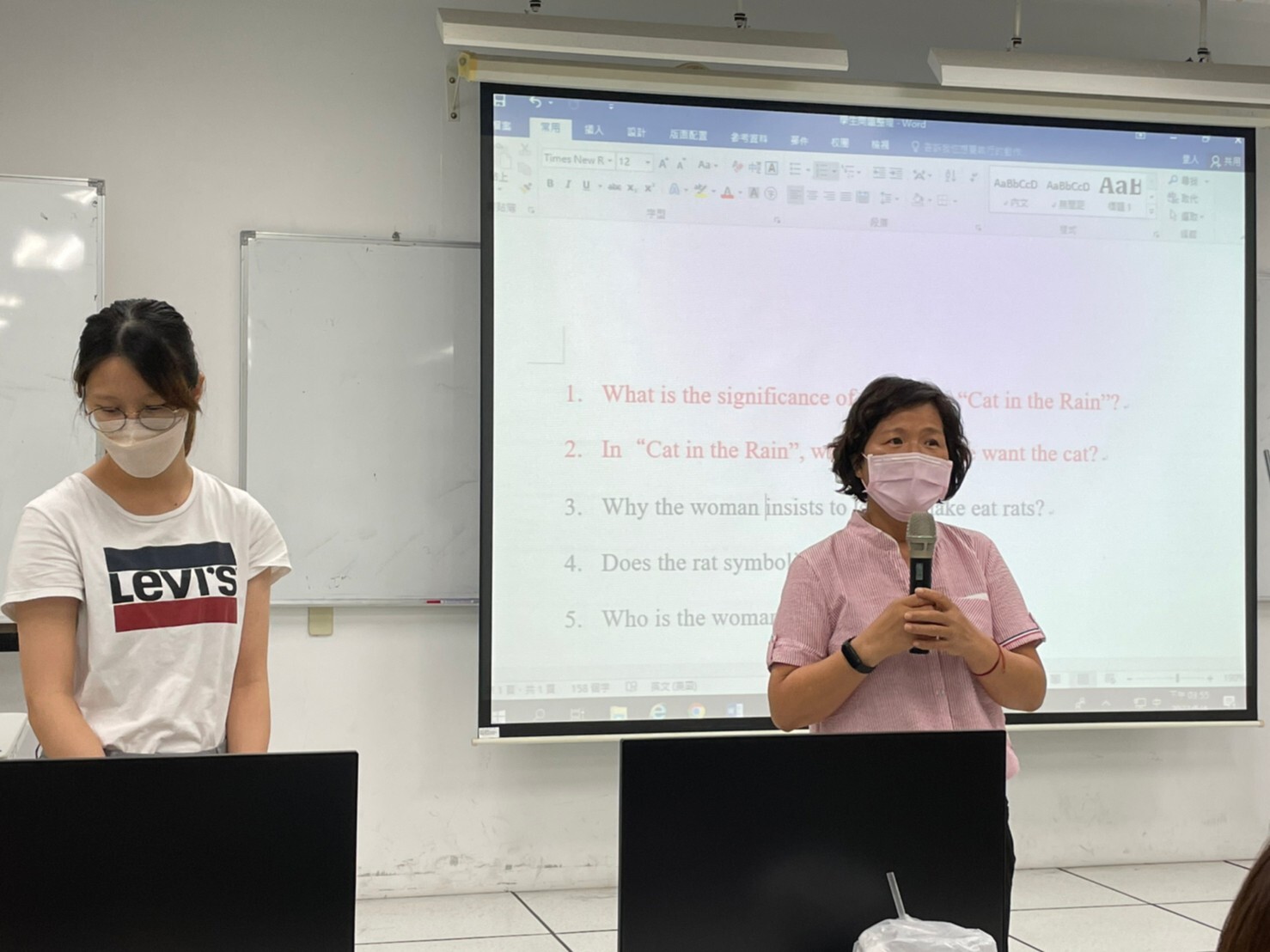 西語系特色課程 文學與電影導讀《雨中的貓》上課02圖片