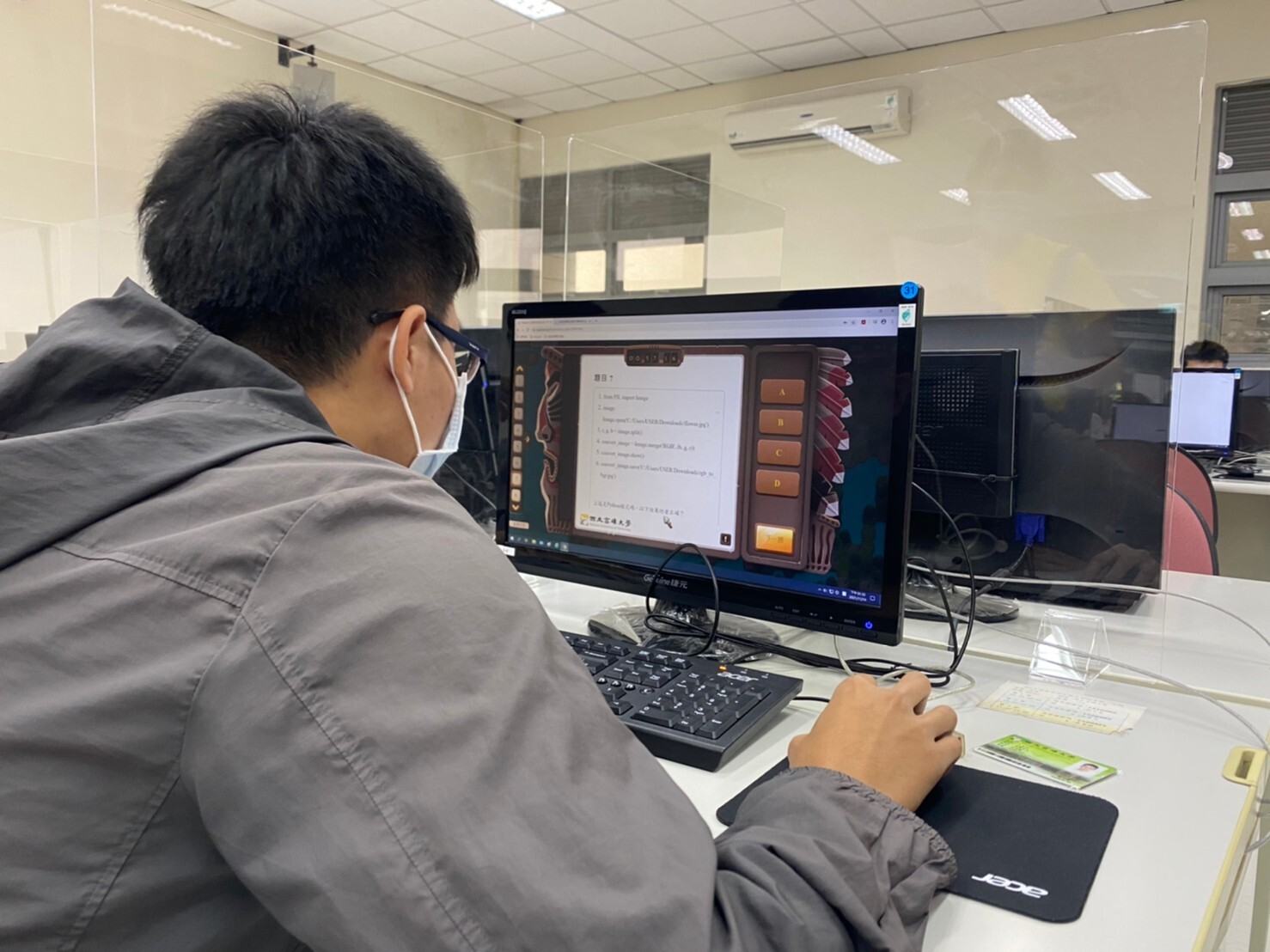 高雄大學首度結合PaGamO線上學習平台　推動「資訊基本能力檢定」數位化005