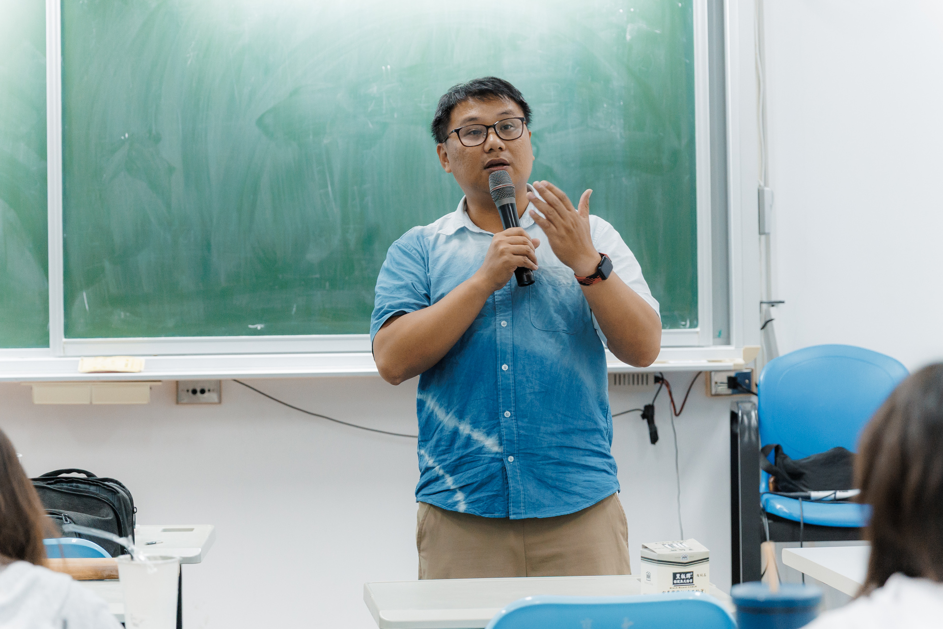 解說員孫銘恒為高大師生分享部落導覽與原民文化推廣經驗005