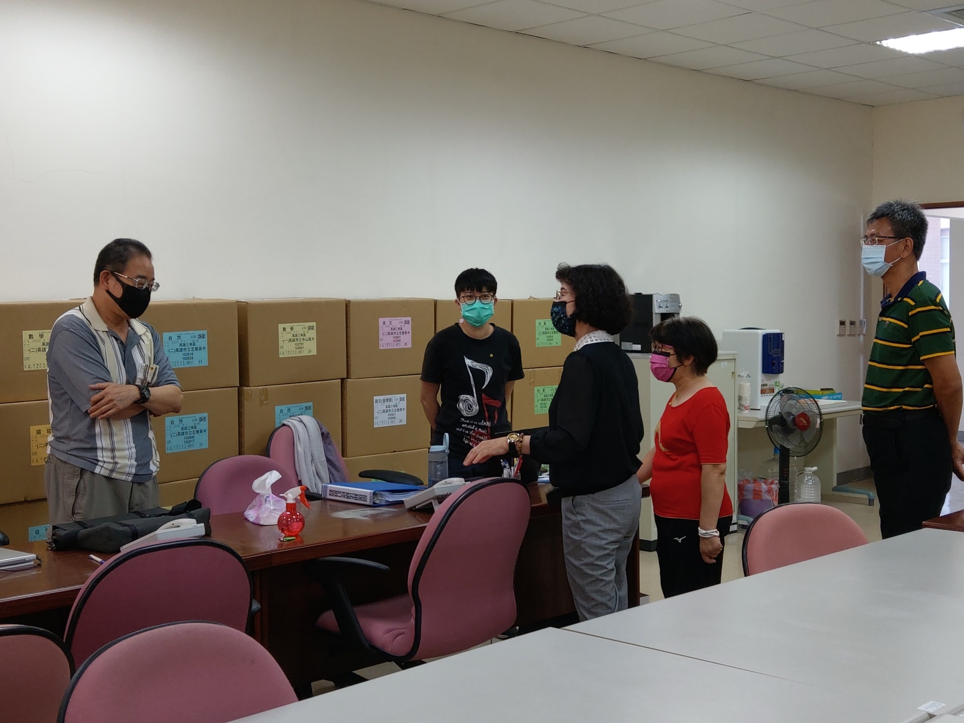 校長陳月端訪視關心異地辦公同仁04