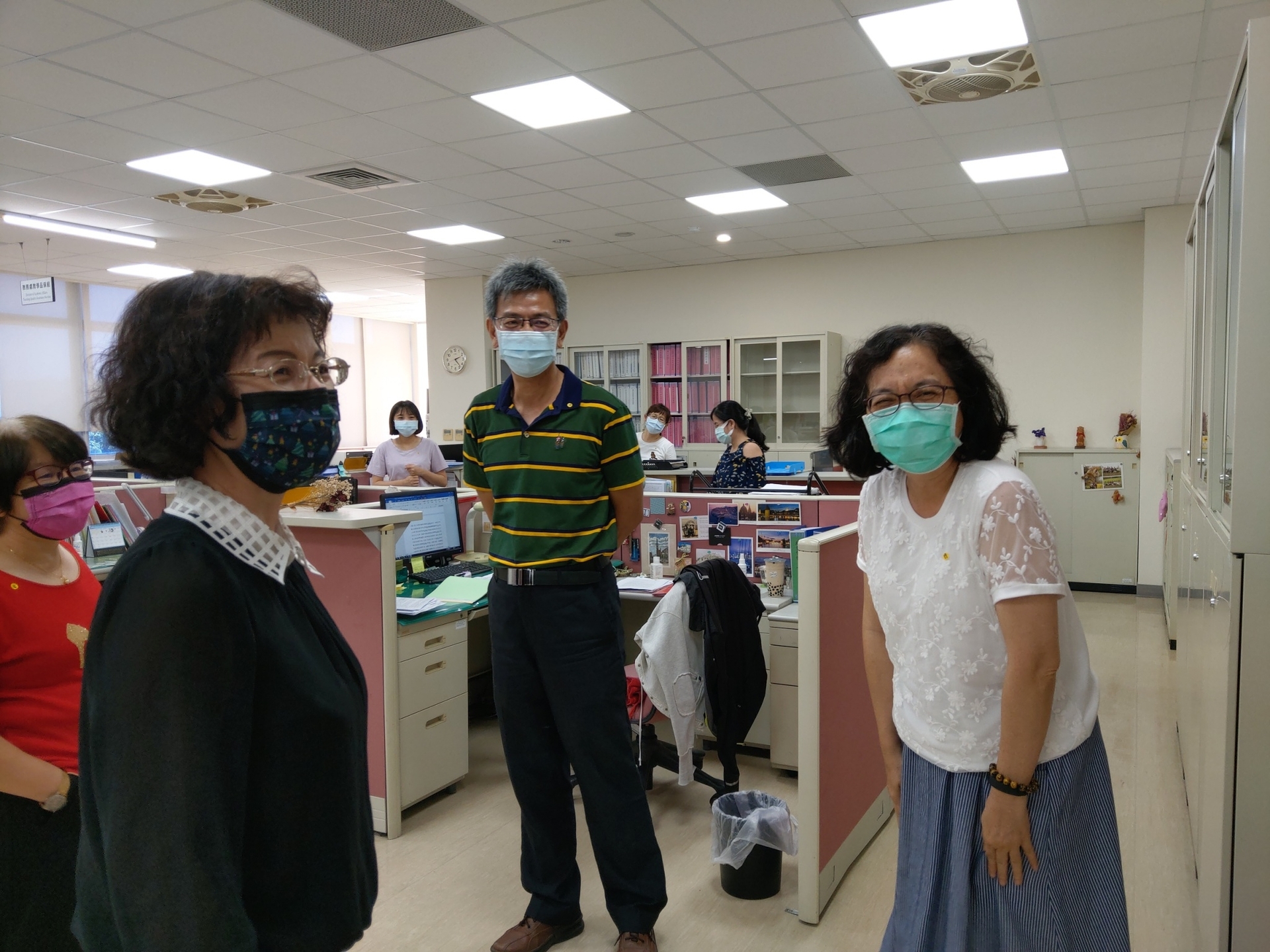 校長陳月端訪視關心異地辦公同仁05