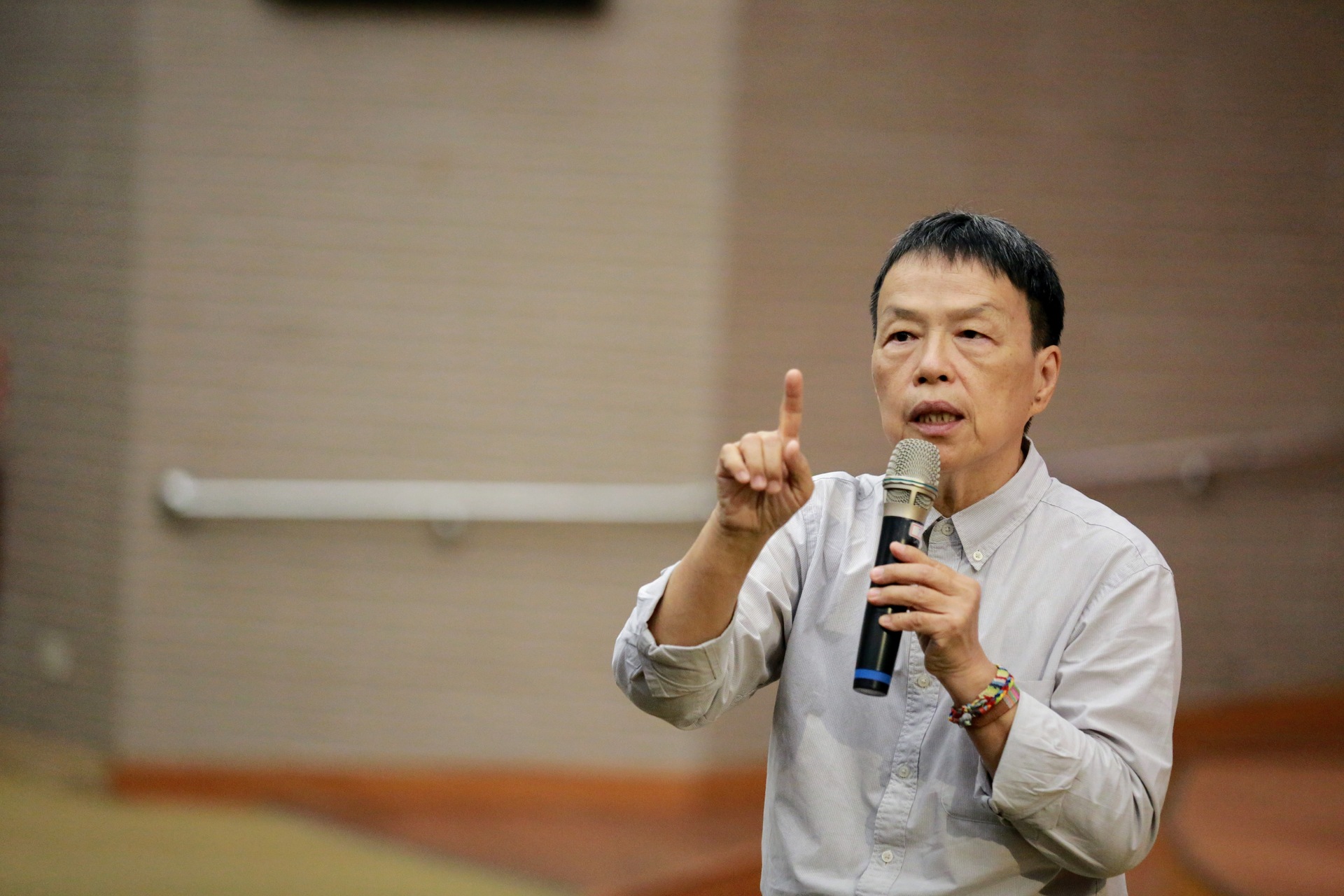 稻田電影工作室王小棣導演受邀出席「卓越講座」，與高大師生分享戲劇人生。