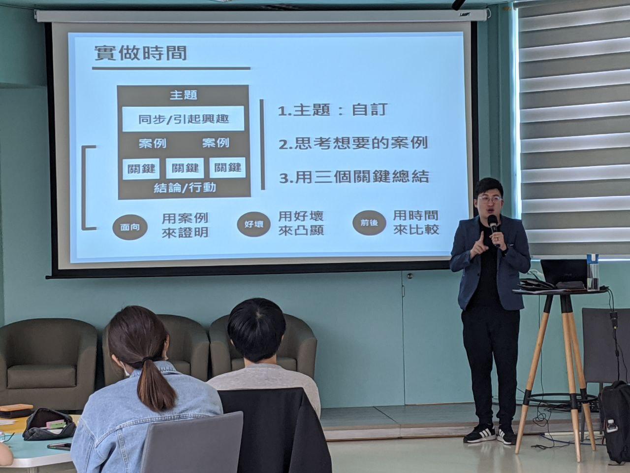 網路名人張忘形授課