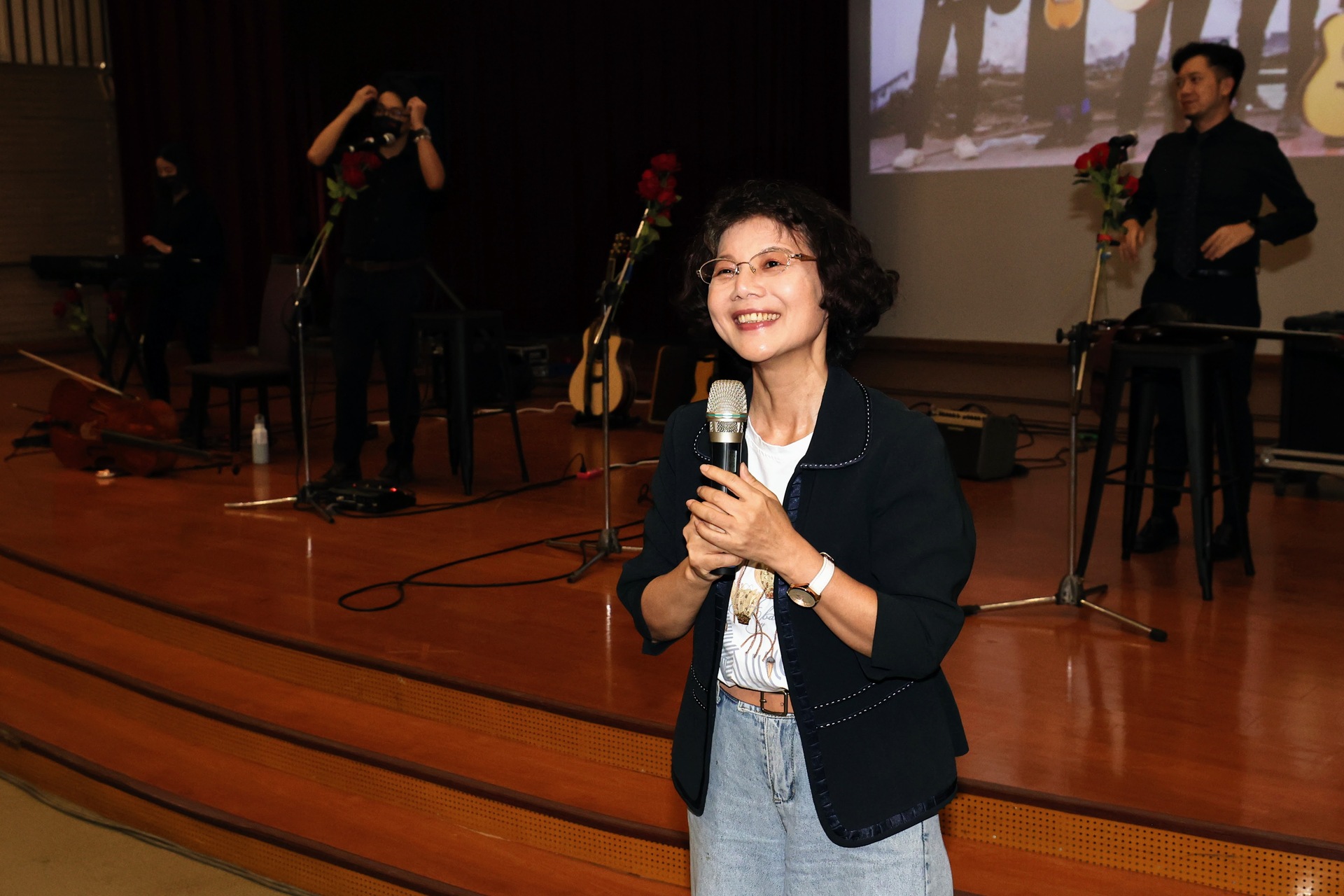 高雄大學校長陳月端開場致詞