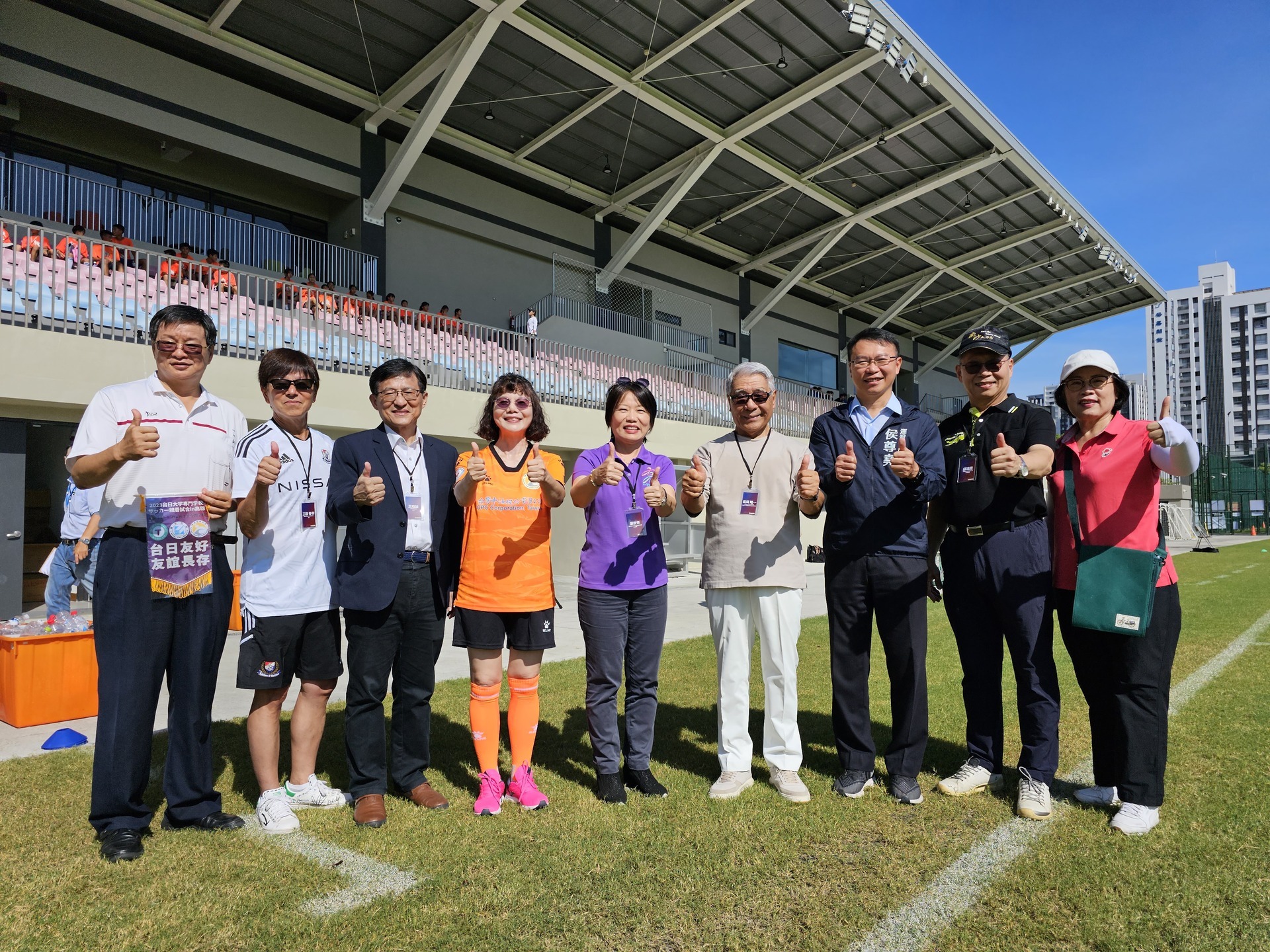 The "2023 Kaohsiung Taiwan-Japan University Football International  Friendship Tournament" is organized by the National University of Kaohsiung. 002