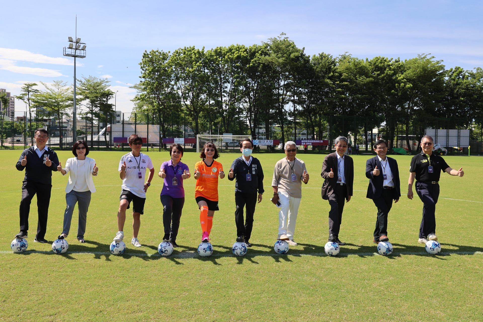 The "2023 Kaohsiung Taiwan-Japan University Football International  Friendship Tournament" is organized by the National University of Kaohsiung. 003