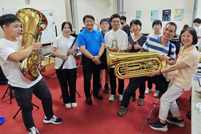 社團嘉年華熱鬧登場 校長陳啓仁：參與社團是完整大學生活的關鍵圖片