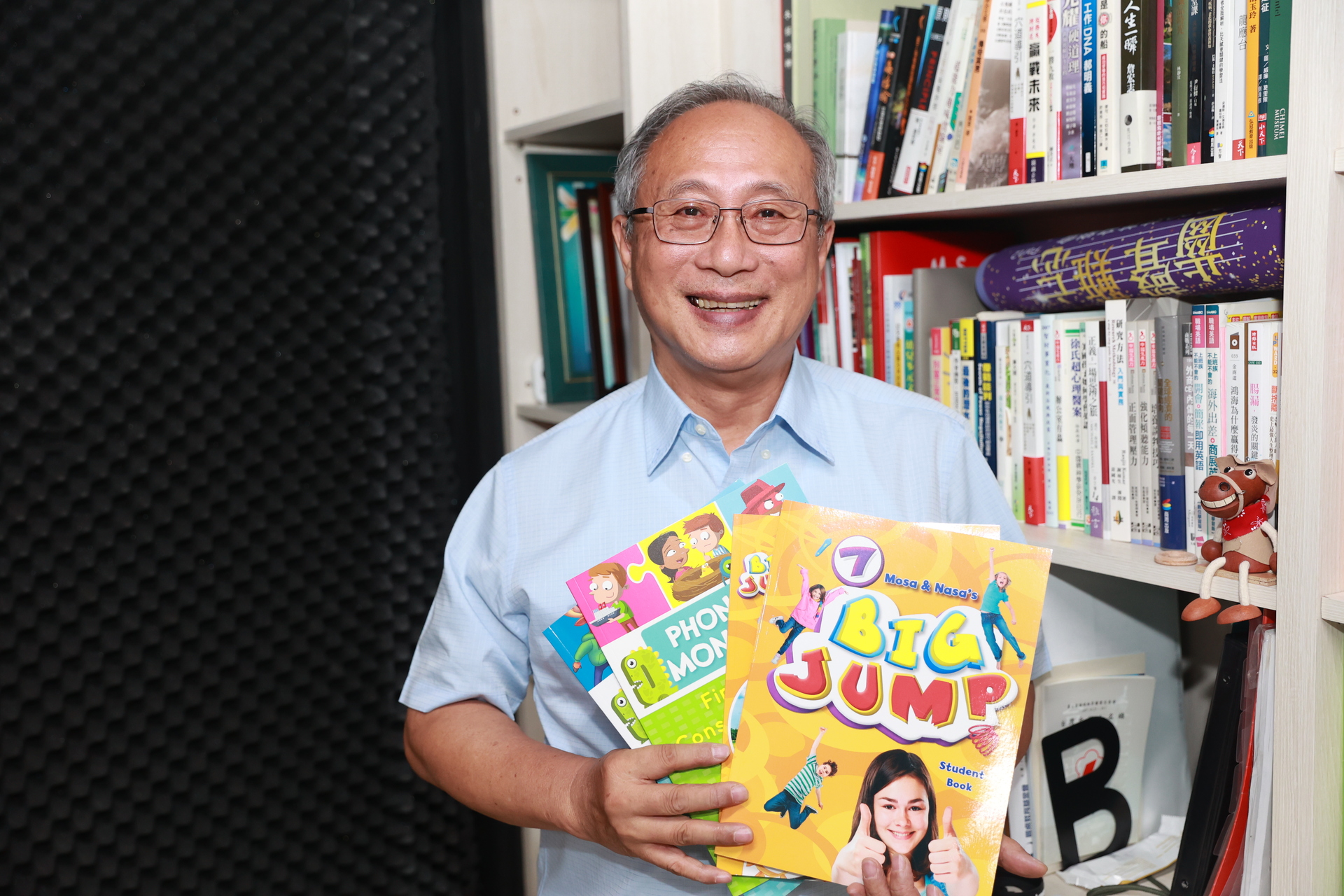 李宗銘創立「美樂蒂文教科技興業股份有限公司」,旗下出版品在台灣市佔率超過4成。圖片