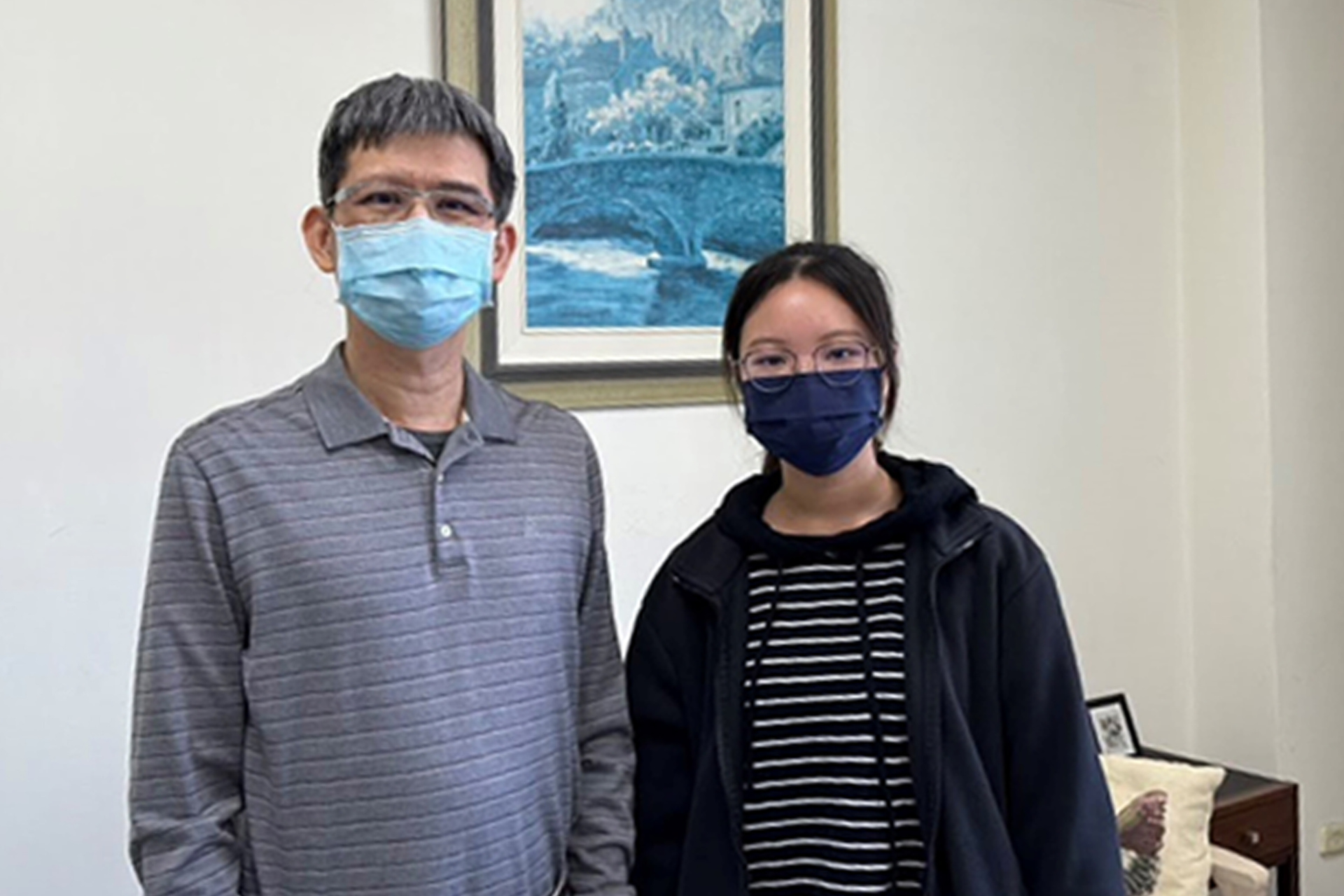 資管系教授郭英峰接受系上學生莊依庭專訪01