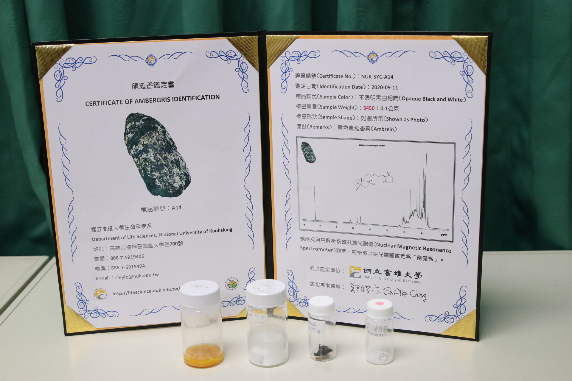 鑑定書樣板