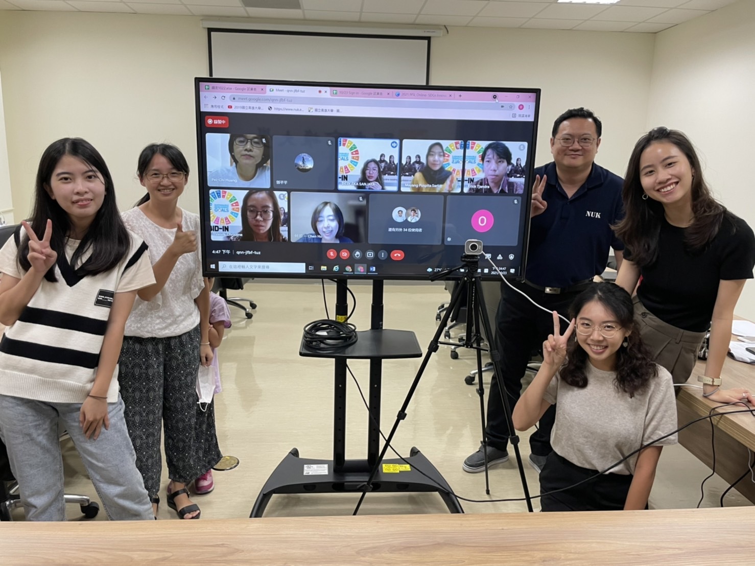 高雄大學與姊妹校合辦2021 IYSL Online_07圖片