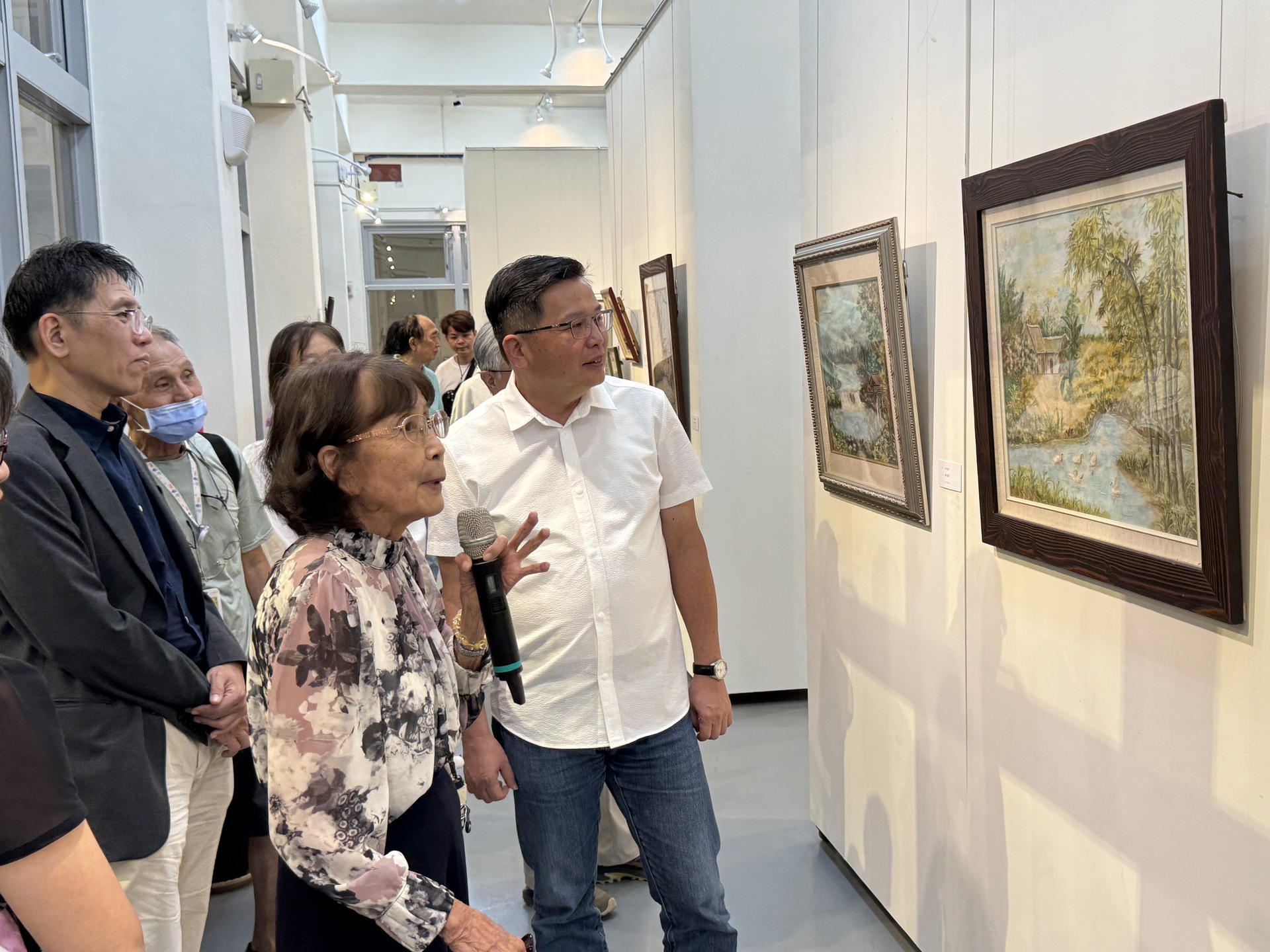 高雄大學邀林素美展出棉紙撕畫009