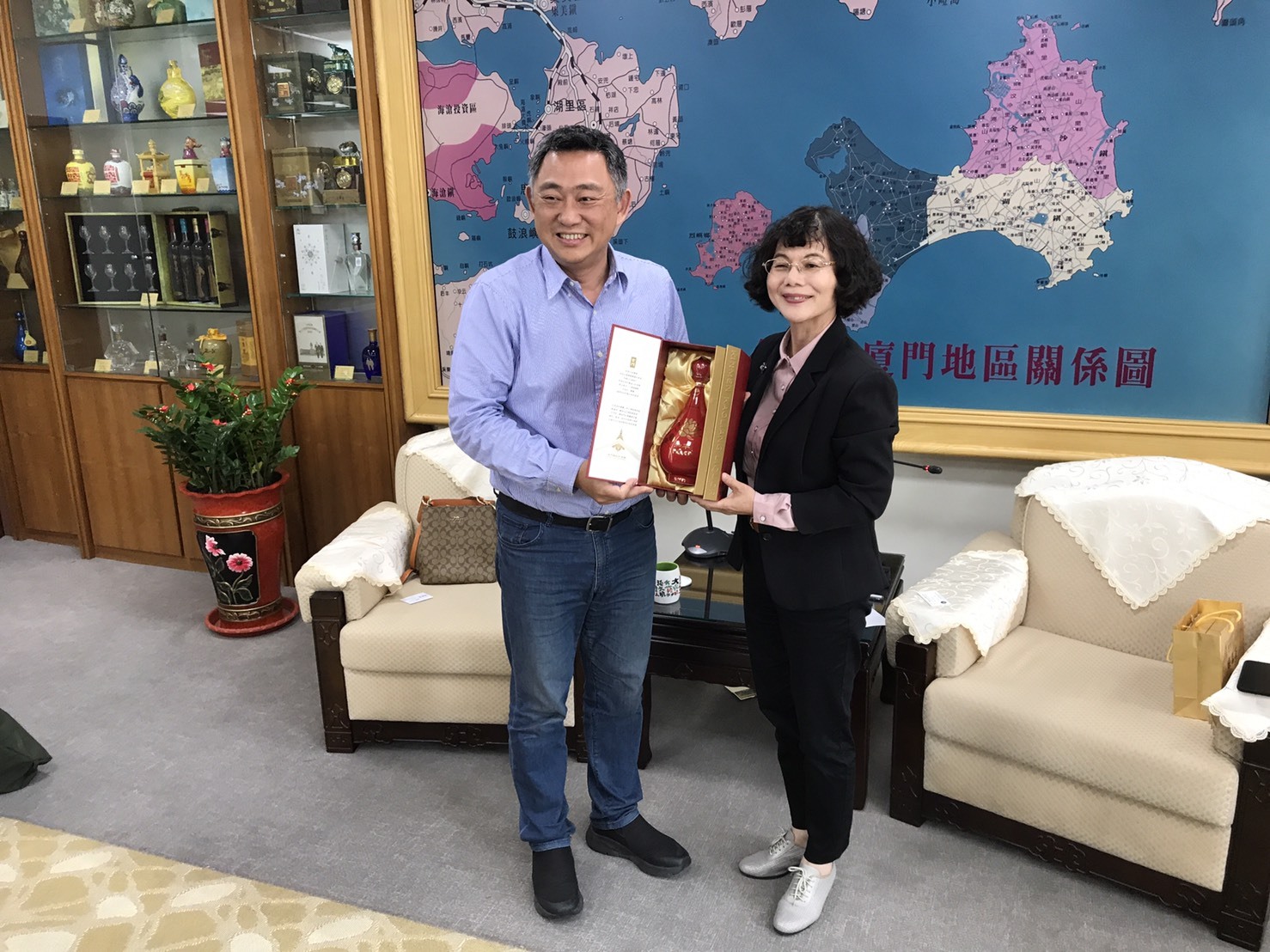 高大校長陳月端率隊赴金門推廣招生010
