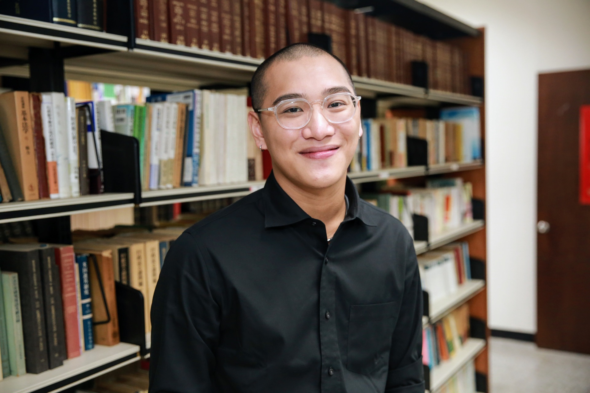 財法系碩士生謝懷寬，也是準律師。圖片