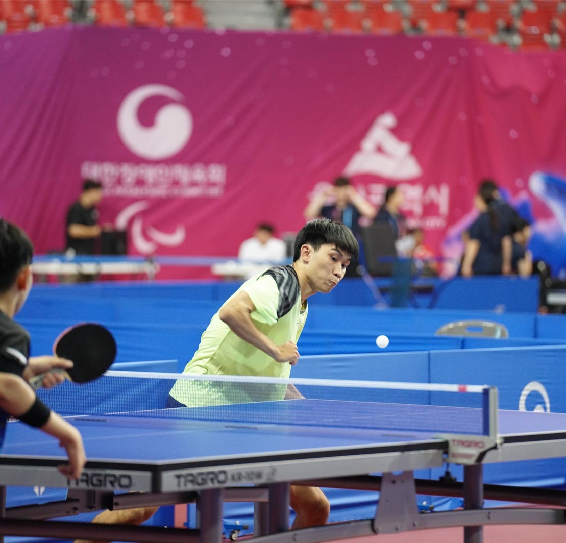運競系蘇晉賢 2023韓國帕拉桌球公開賽 TT10級 男單 金牌