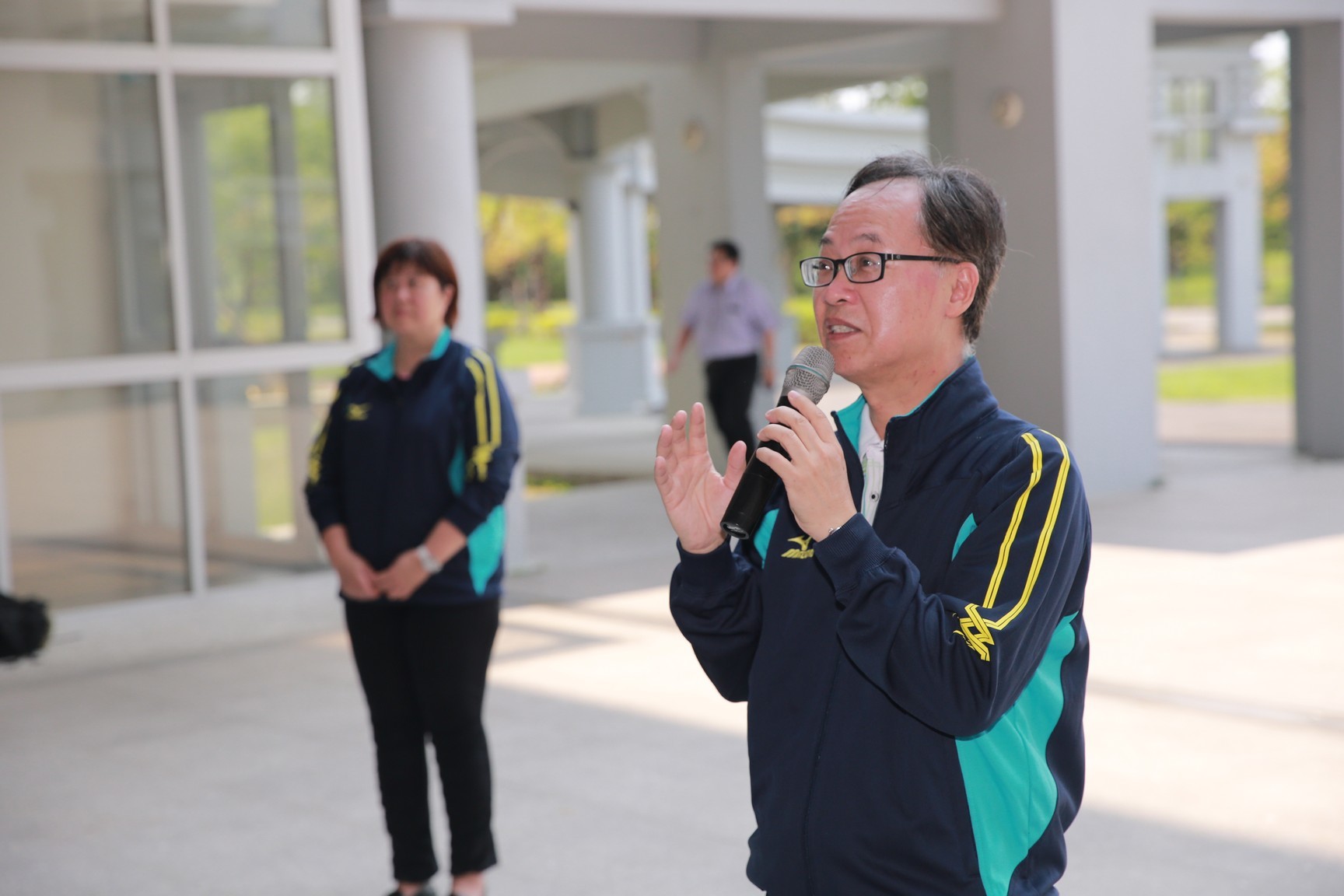 王校長勉勵高雄大學代表隊爭取佳績