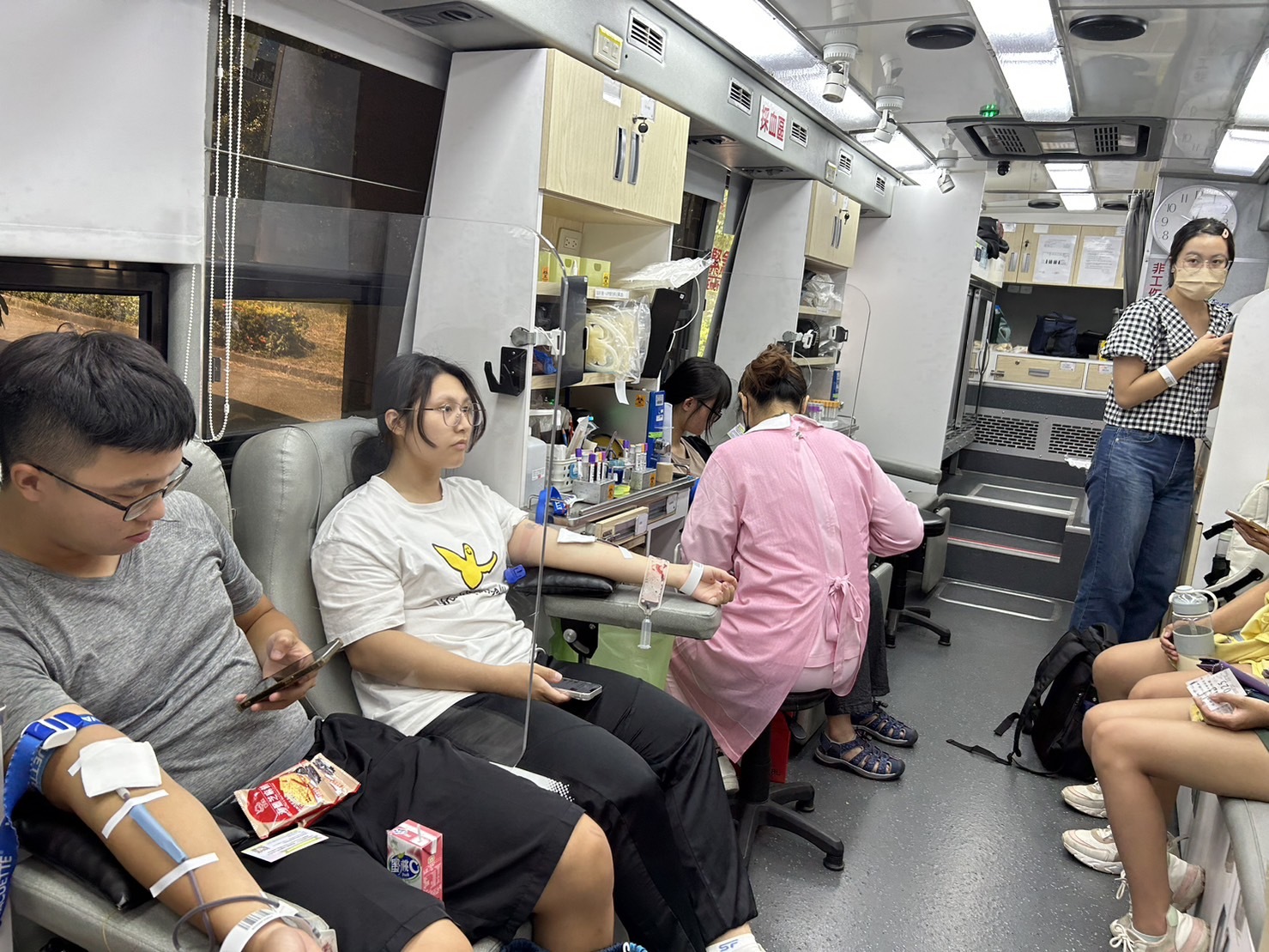 國立高雄大學學務處、高雄捐血中心20日共同舉辦9月份校園捐血活動001
