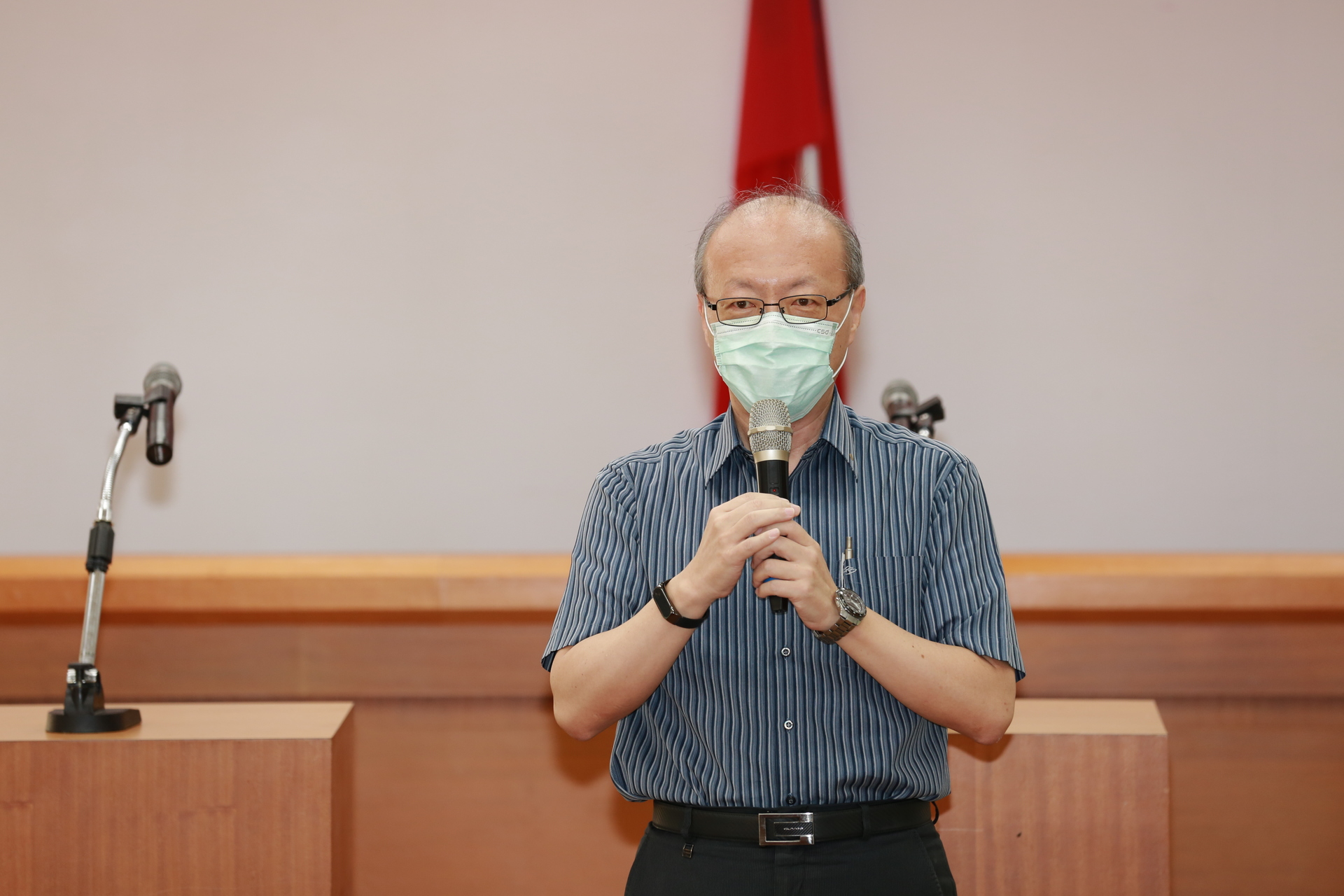 教務長、教發中心主任童士恒致詞圖片
