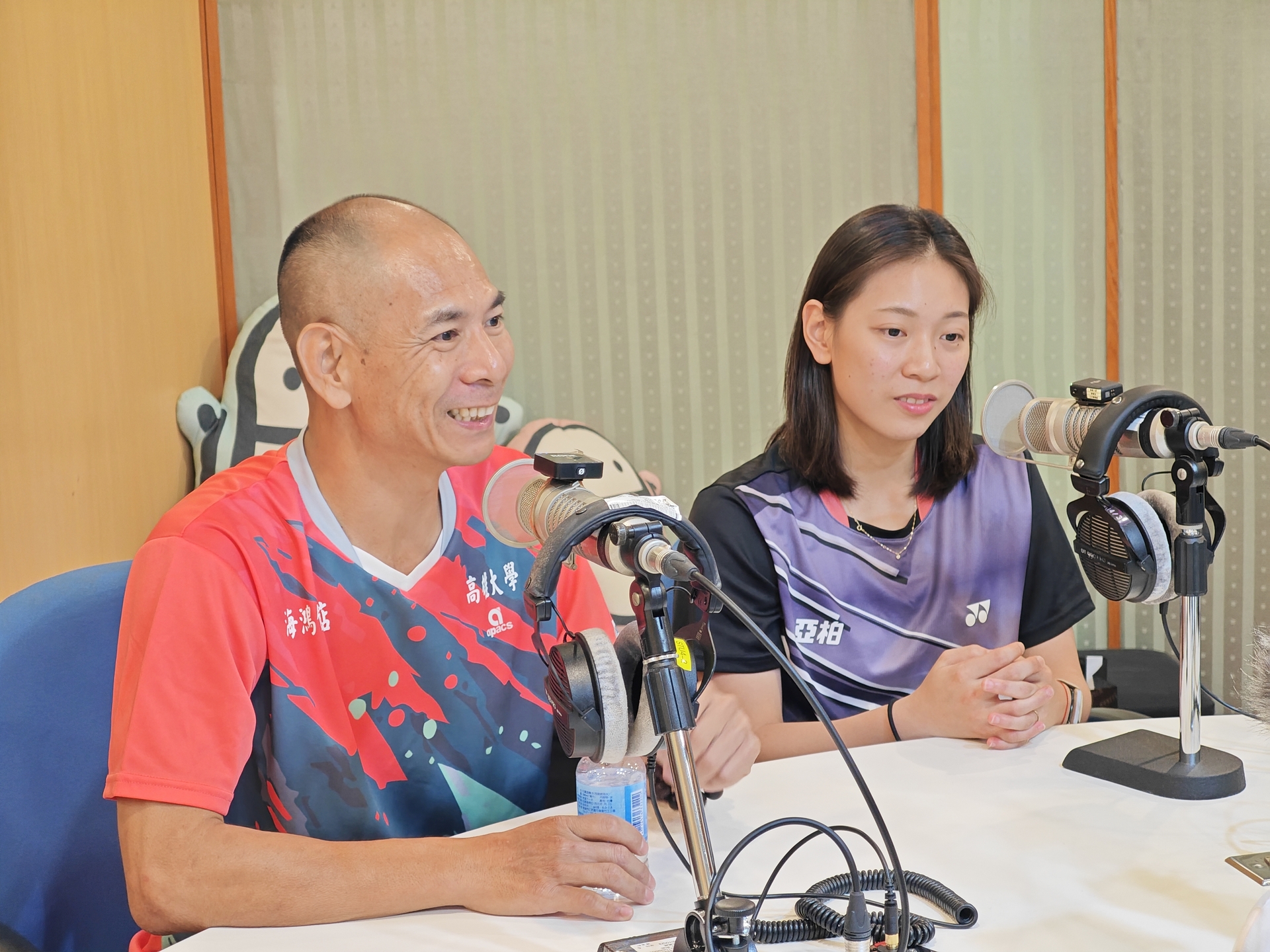 高大、教廣2025合作企劃《趨勢瞭望台》專訪運競系副教授黃全成、黃宥薰父女檔005圖片