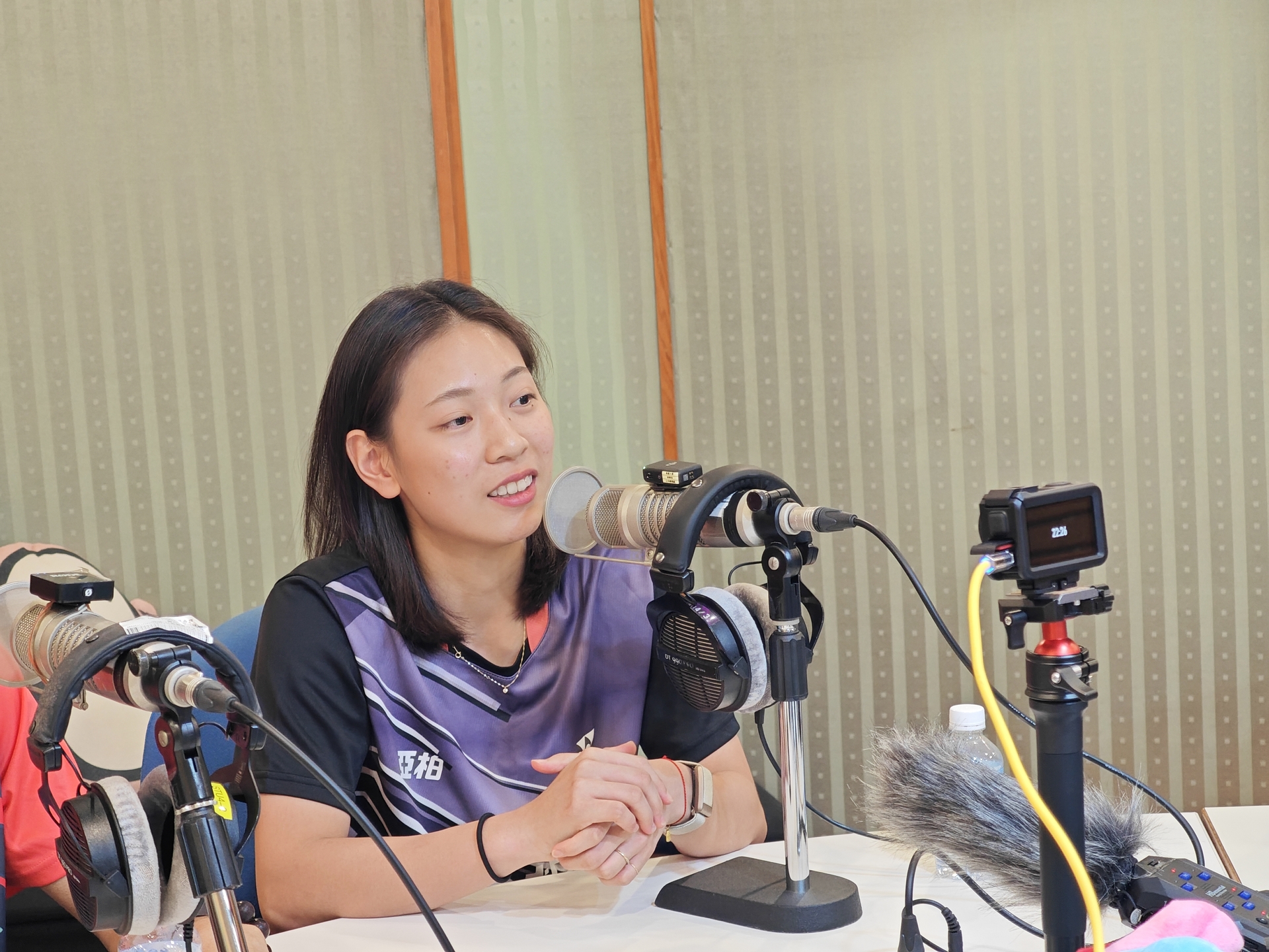 高大、教廣2025合作企劃《趨勢瞭望台》專訪運競系副教授黃全成、黃宥薰父女檔008圖片