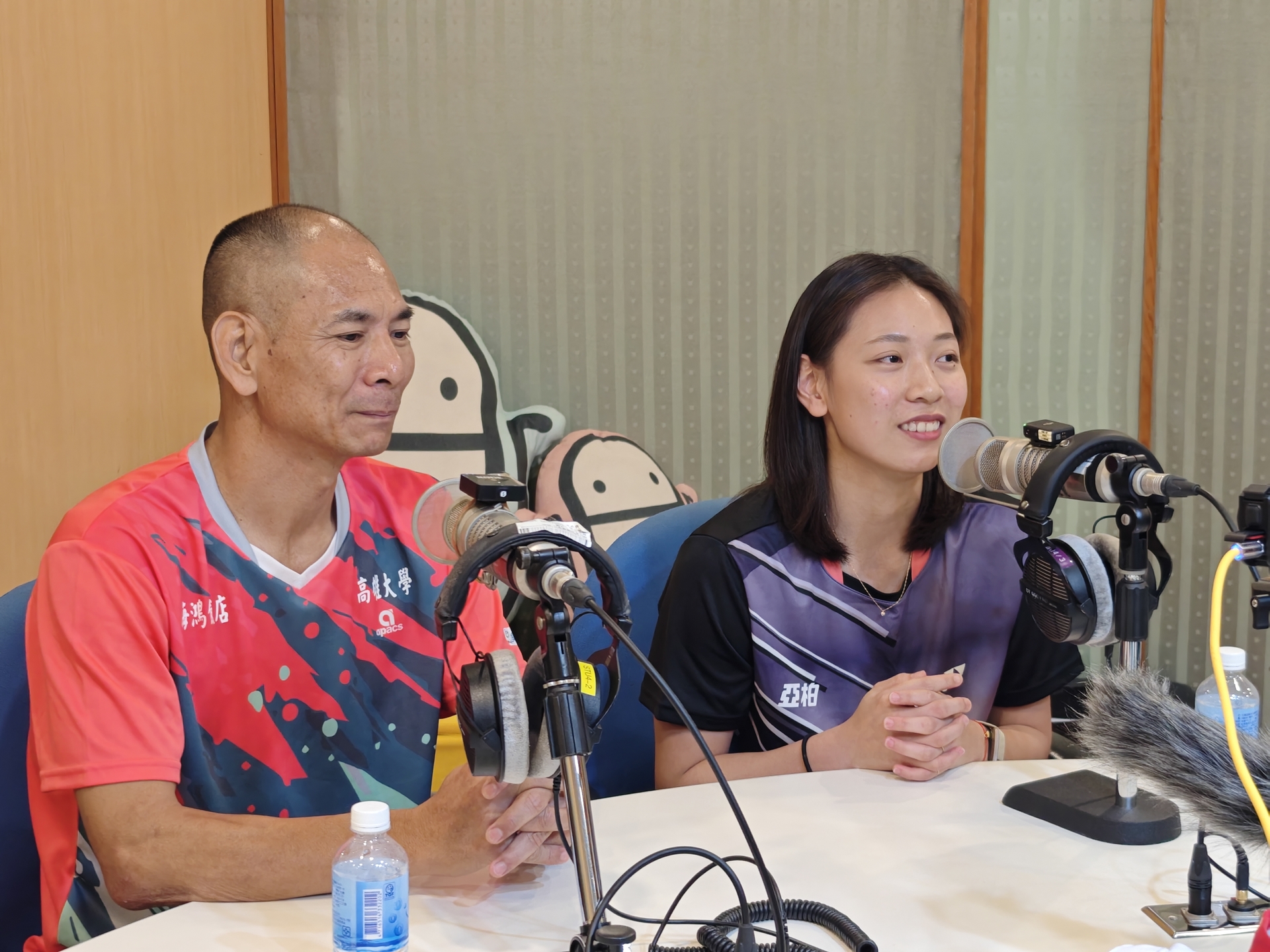 高大、教廣2025合作企劃《趨勢瞭望台》專訪運競系副教授黃全成、黃宥薰父女檔009圖片