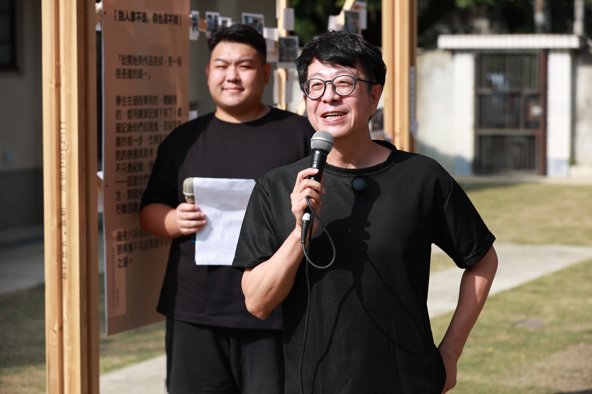 「以建業新村作為文化資產教育共學場域 × 高雄大學大一中文課程成果展」開幕式006圖片