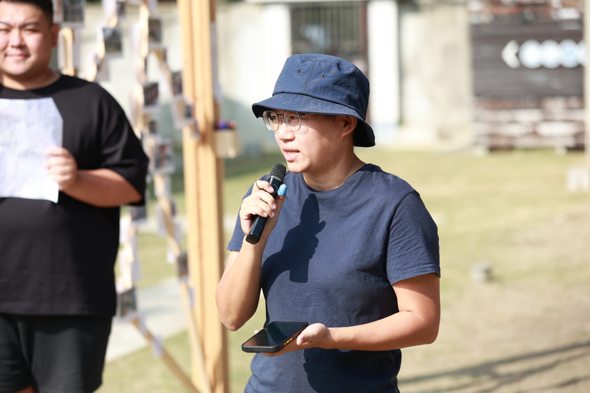 「以建業新村作為文化資產教育共學場域 × 高雄大學大一中文課程成果展」開幕式010圖片