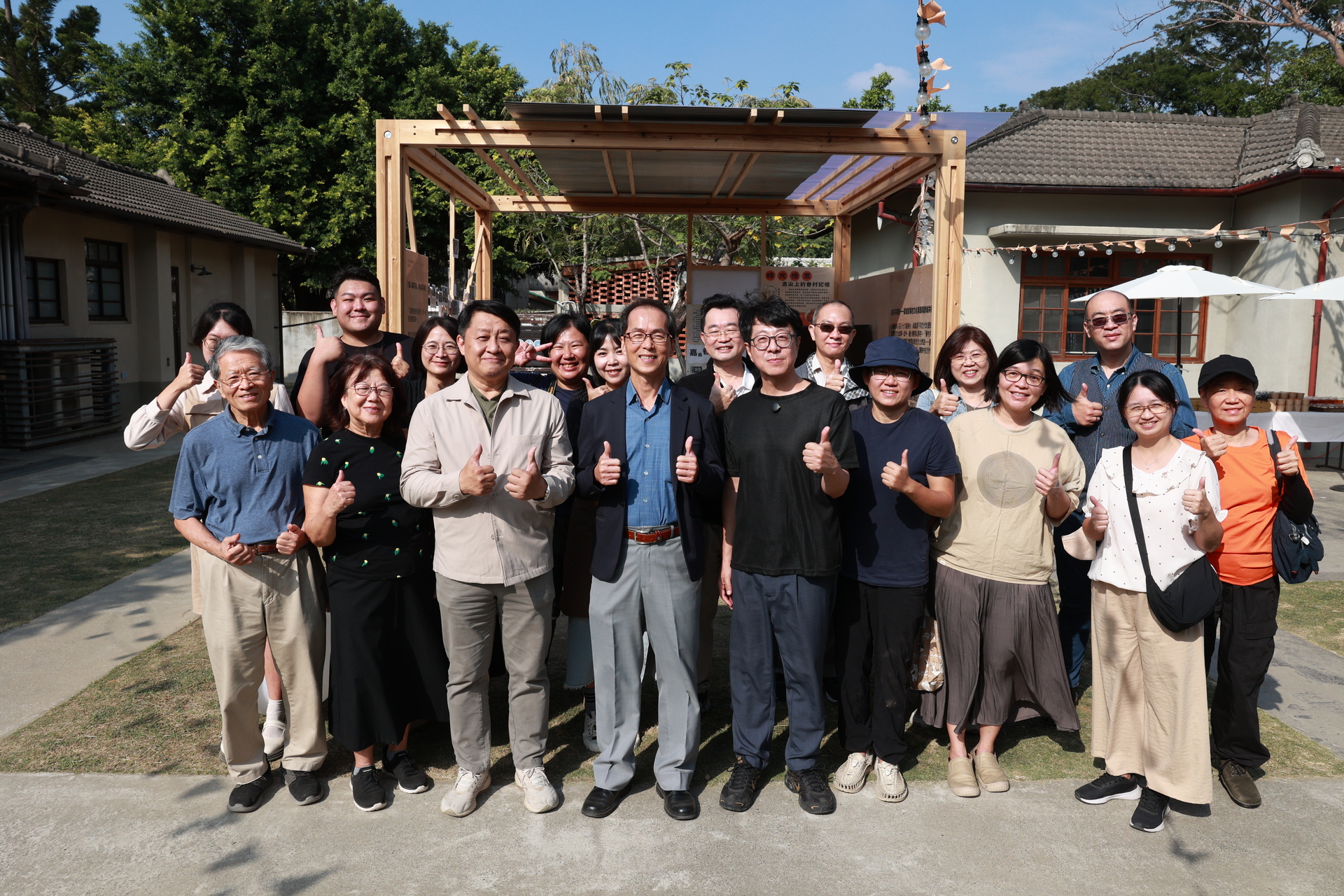 「以建業新村作為文化資產教育共學場域 × 高雄大學大一中文課程成果展」開幕式011圖片