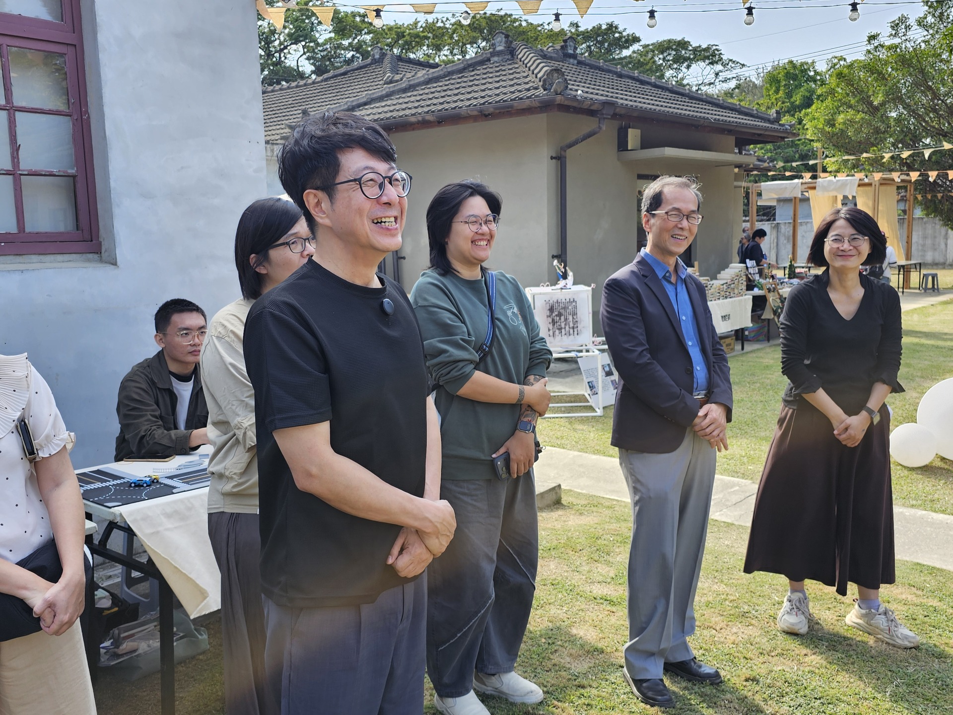 「以建業新村作為文化資產教育共學場域 × 高雄大學大一中文課程成果展」開幕式015圖片