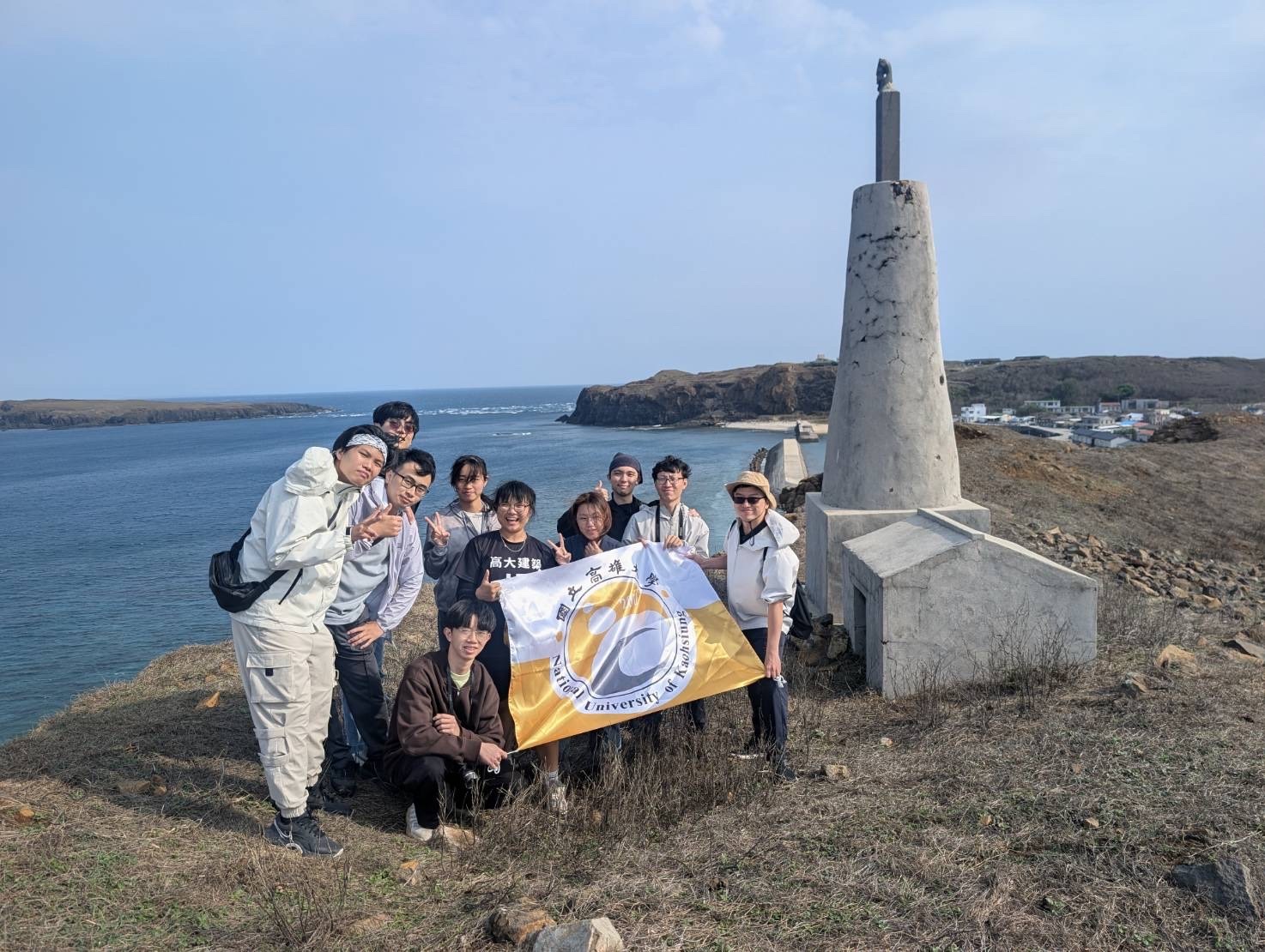 建築學系助理教授梁凱翔帶領學生前往澎湖東吉嶼進行移地教學002圖片