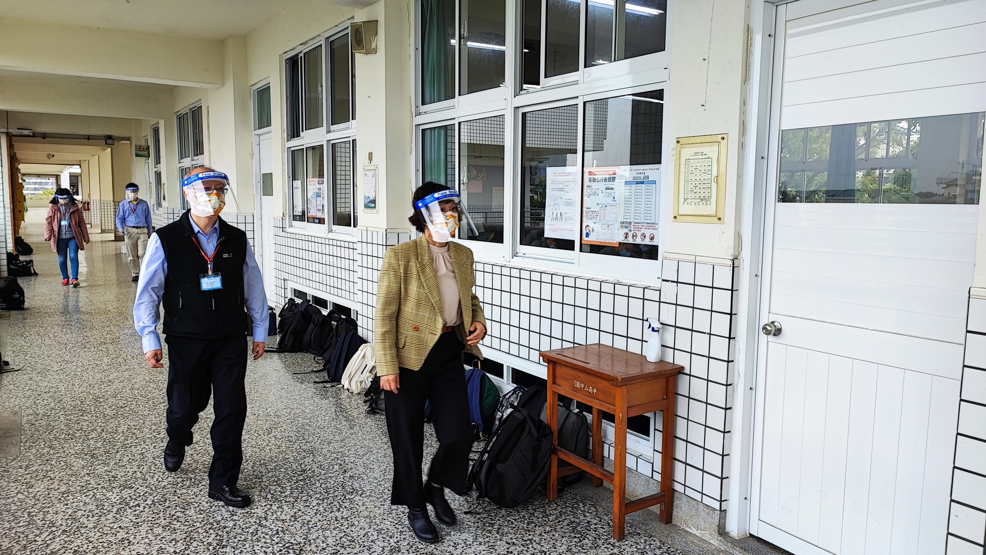111大學學測今（21）日登場，高雄大學負責高雄三考區，落實防疫規定07