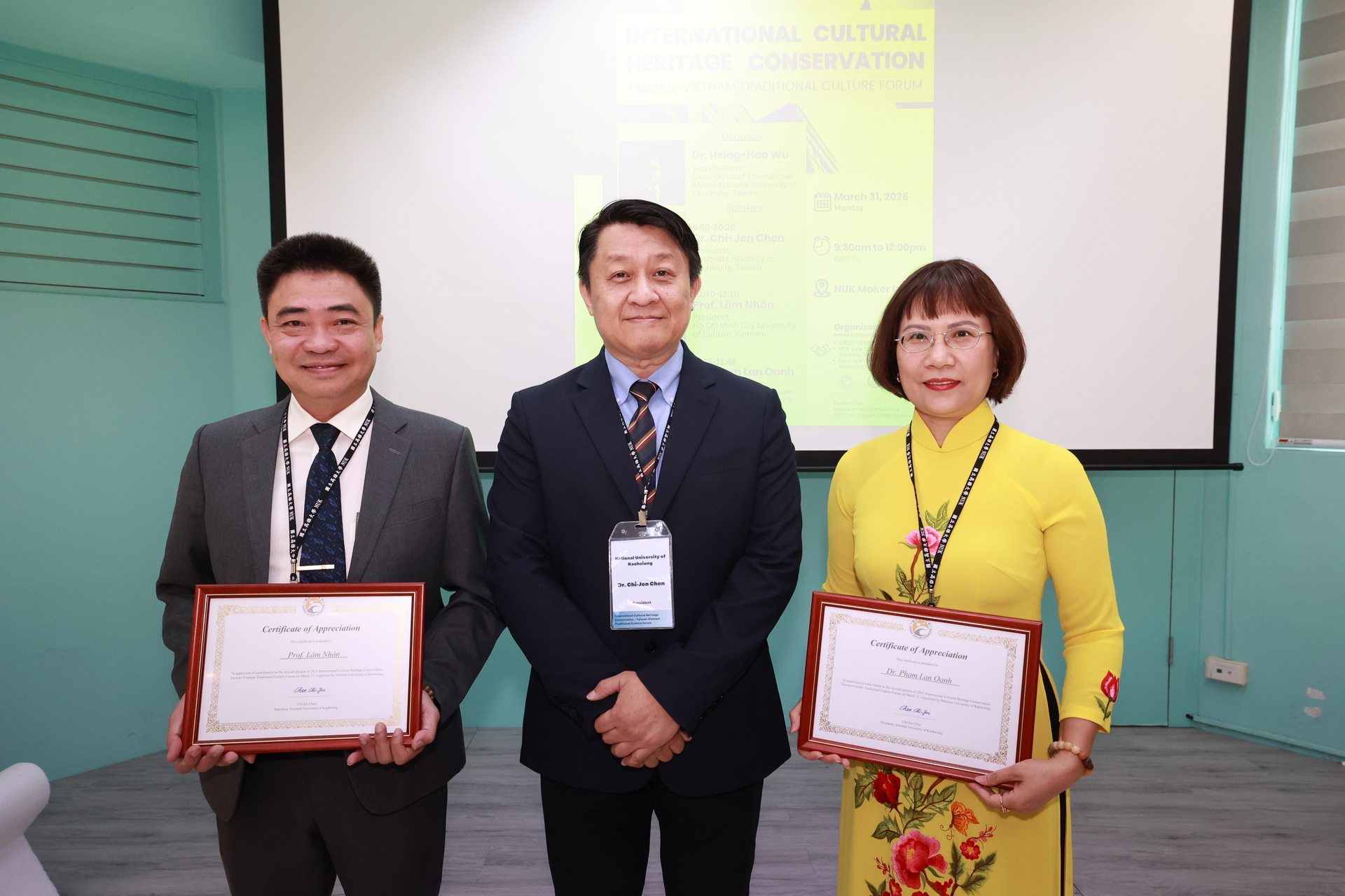 International Cultural Heritage Conversation — Taiwan-Vietnam Traditional Culture Forum 002Image