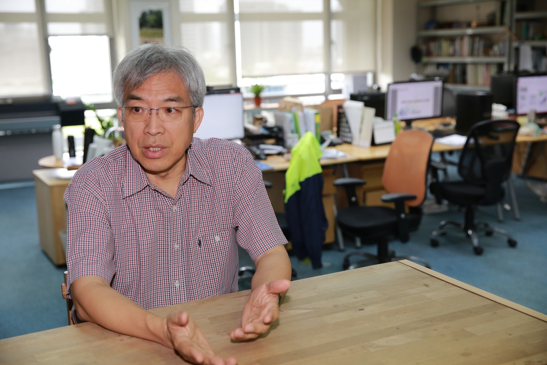 建築系教授曾梓峰接受訪問圖片